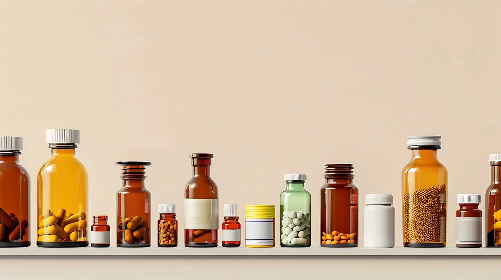 Medical Supplies on Beige Background — free download from Dotvec