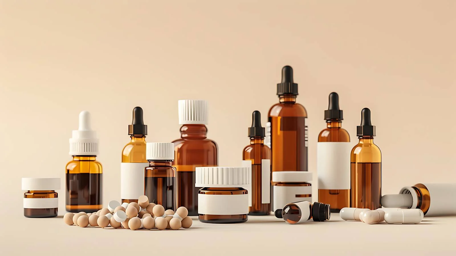 Medical Supplies on Beige Background — free download from Dotvec