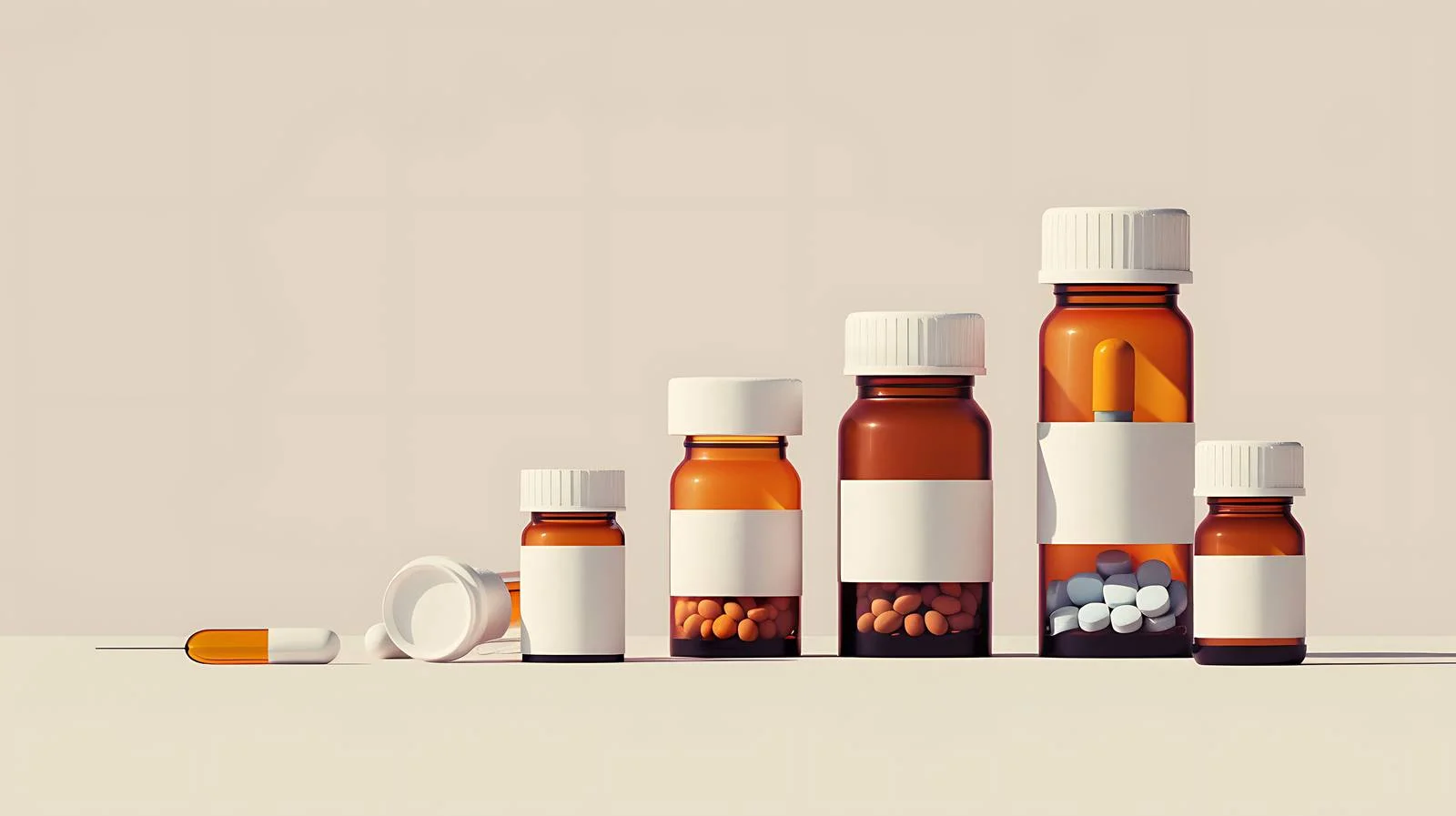 Medical Supplies on Beige Background — free download from Dotvec