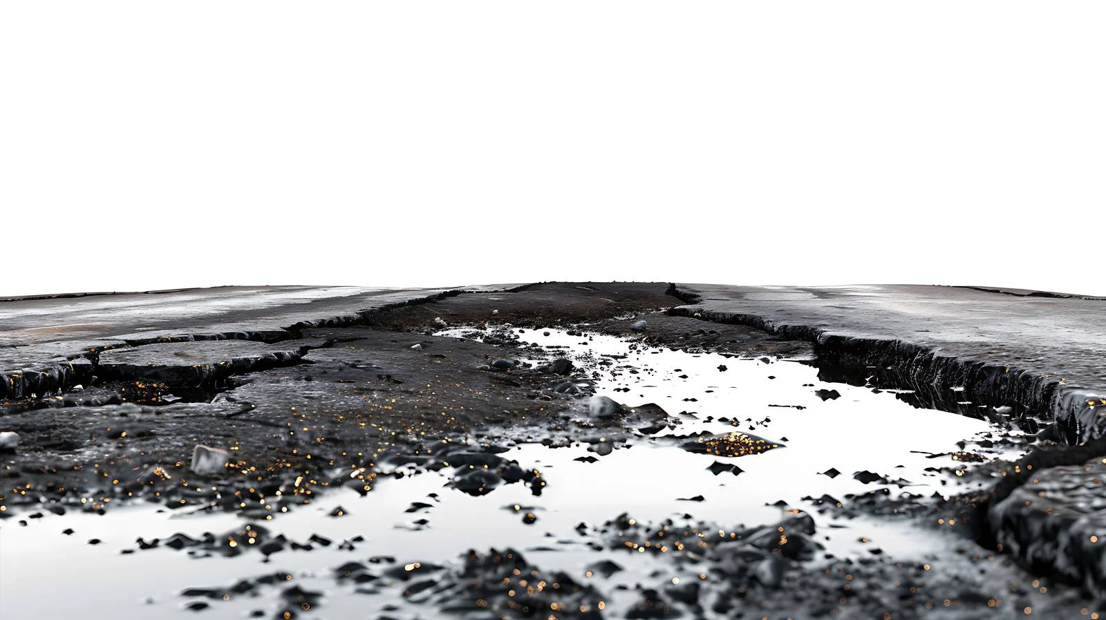 Roadway Oil Leak Spill Isolated Area — free download from Dotvec