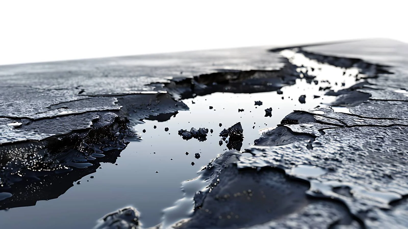 Roadway Contaminated by Fuel Leak — free download from Dotvec