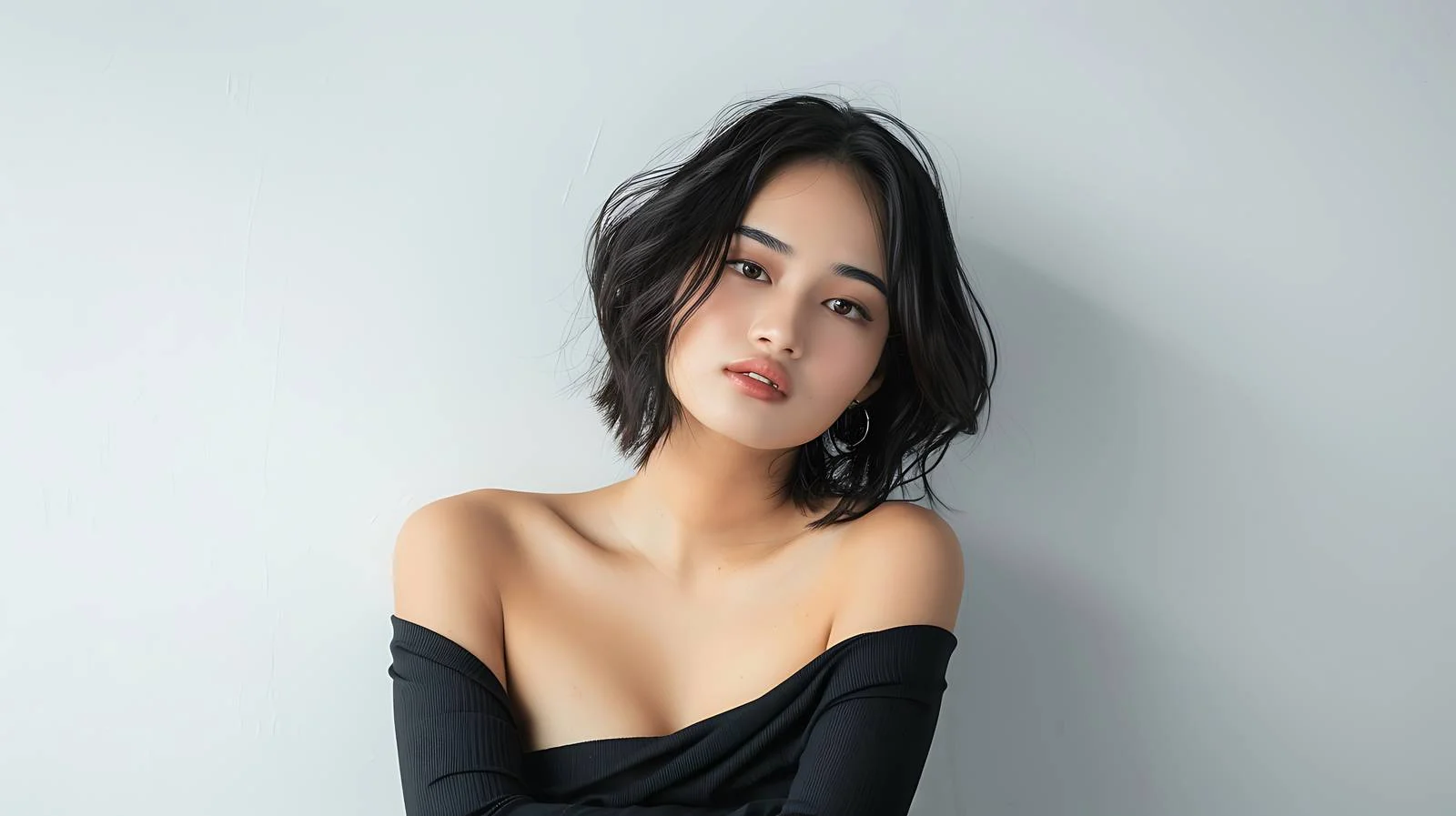 Elegant Young Woman Portrait — free download from Dotvec