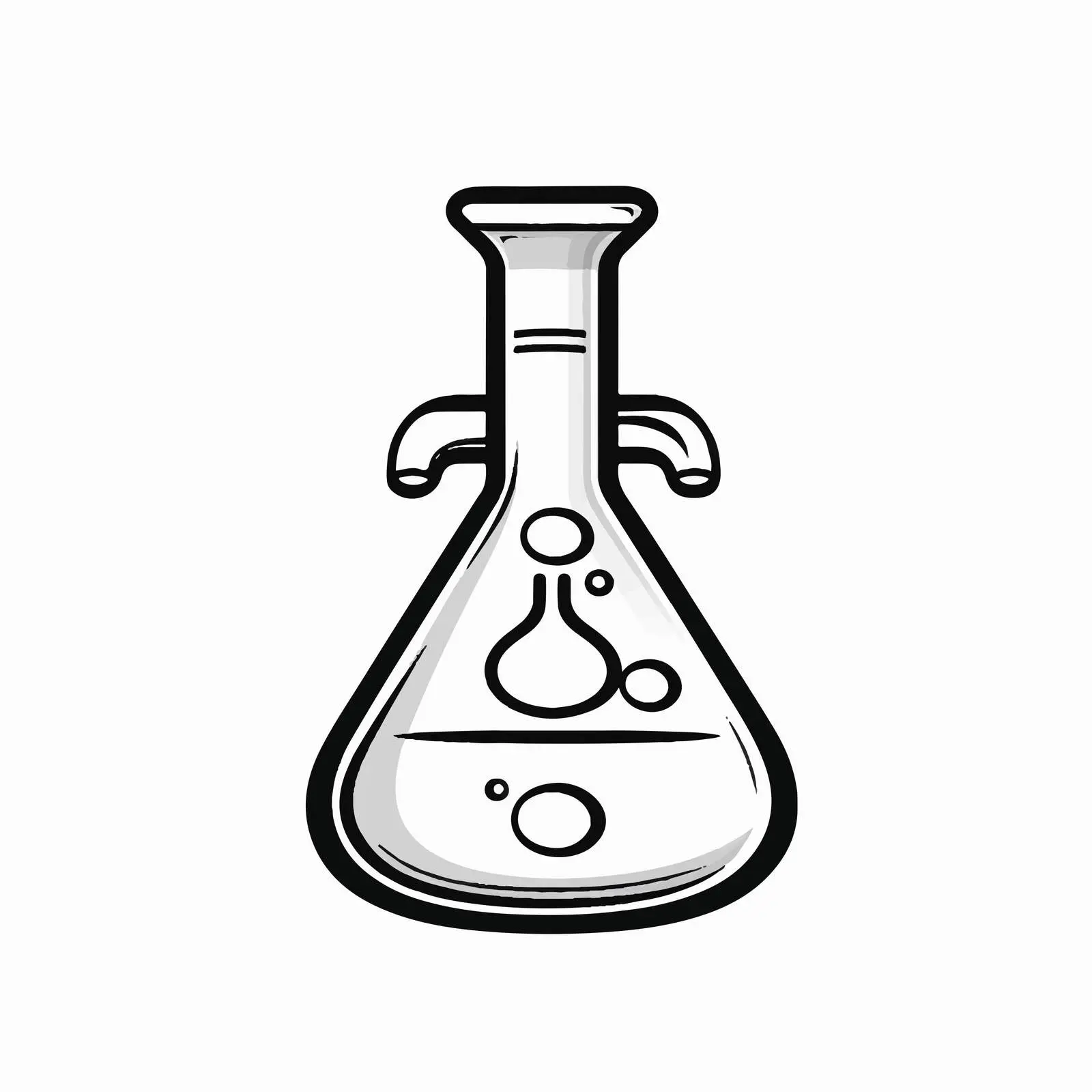 Erlenmeyer Flask Cartoon Vector Illustration – free fluid image from Dotvec