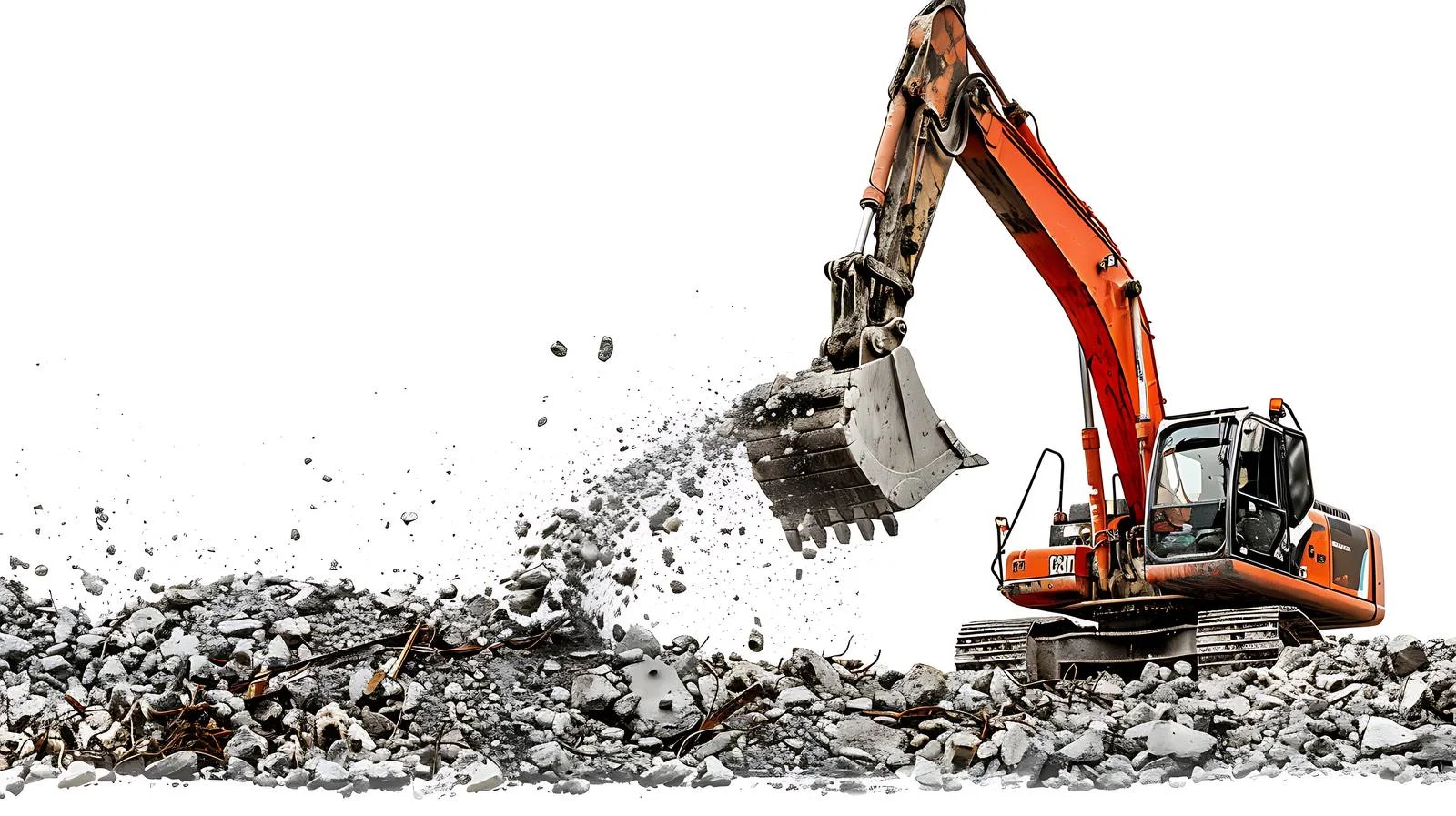 Concrete Pavement Removal by Excavator — free download from Dotvec