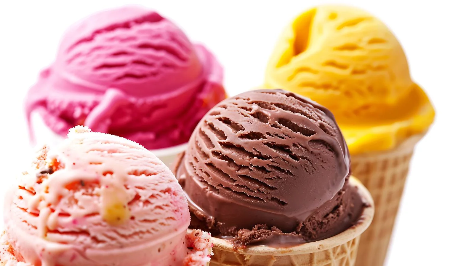 Premium Ice Cream on White Background — free download from Dotvec
