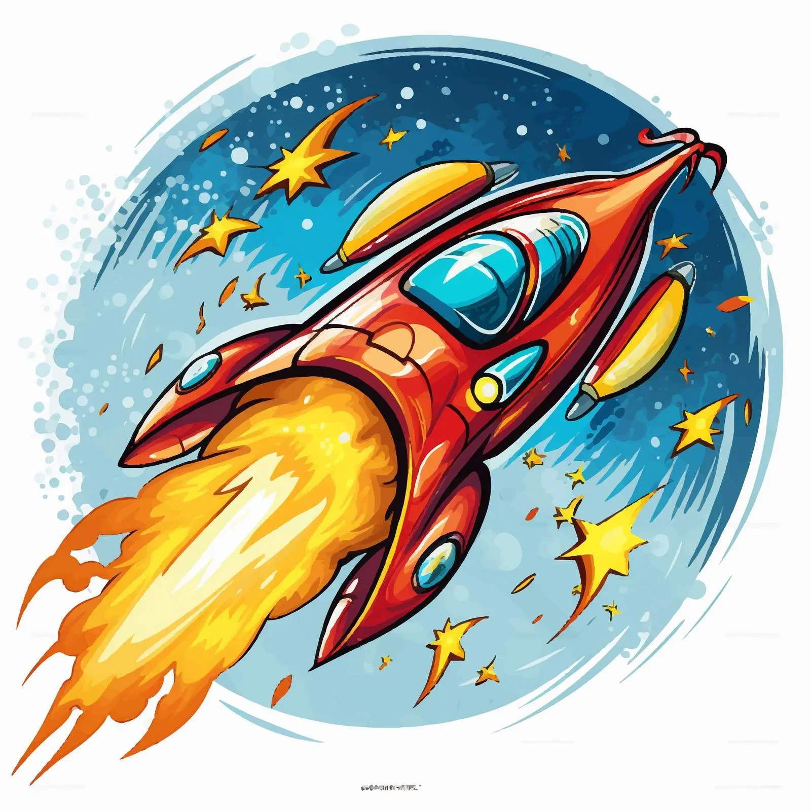 Cartoon Illustration of Car Speed Physics – free mobile design image from Dotvec