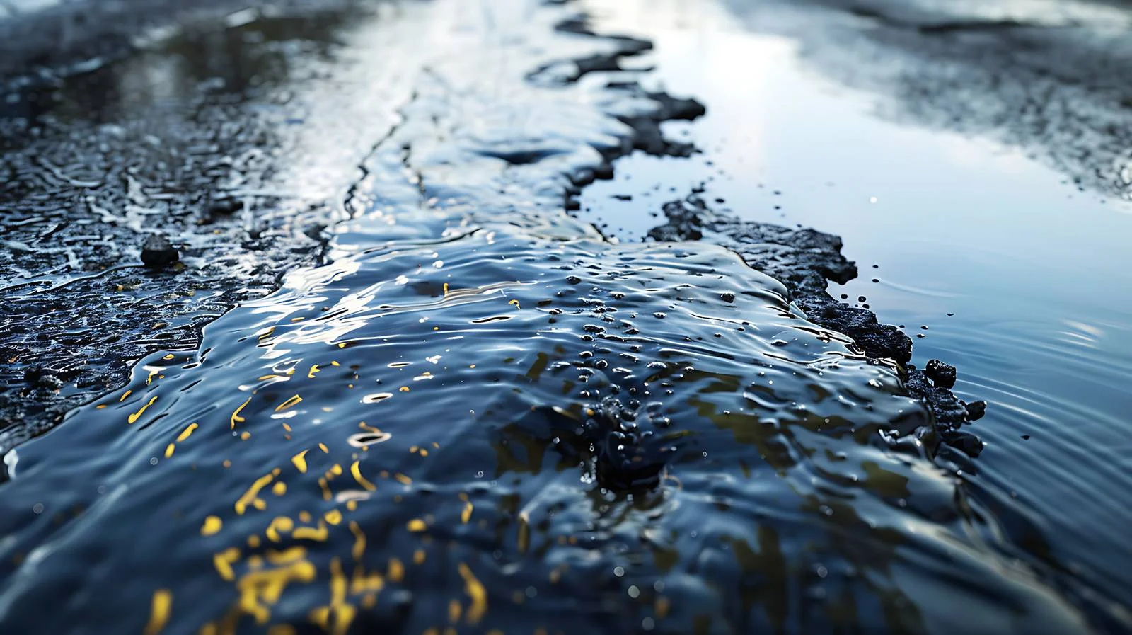 Vibrant oil slick on dramatic backdrop — free download from Dotvec