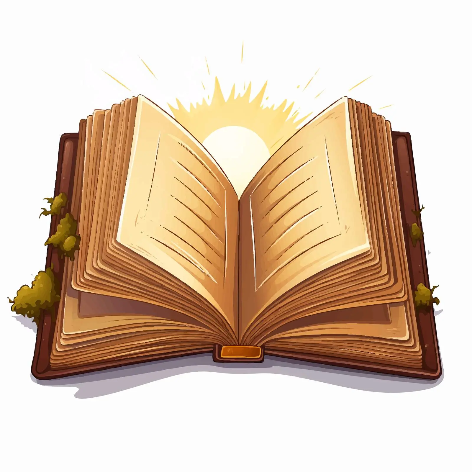 Open Book with Wooden Sign Vector — free download from Dotvec