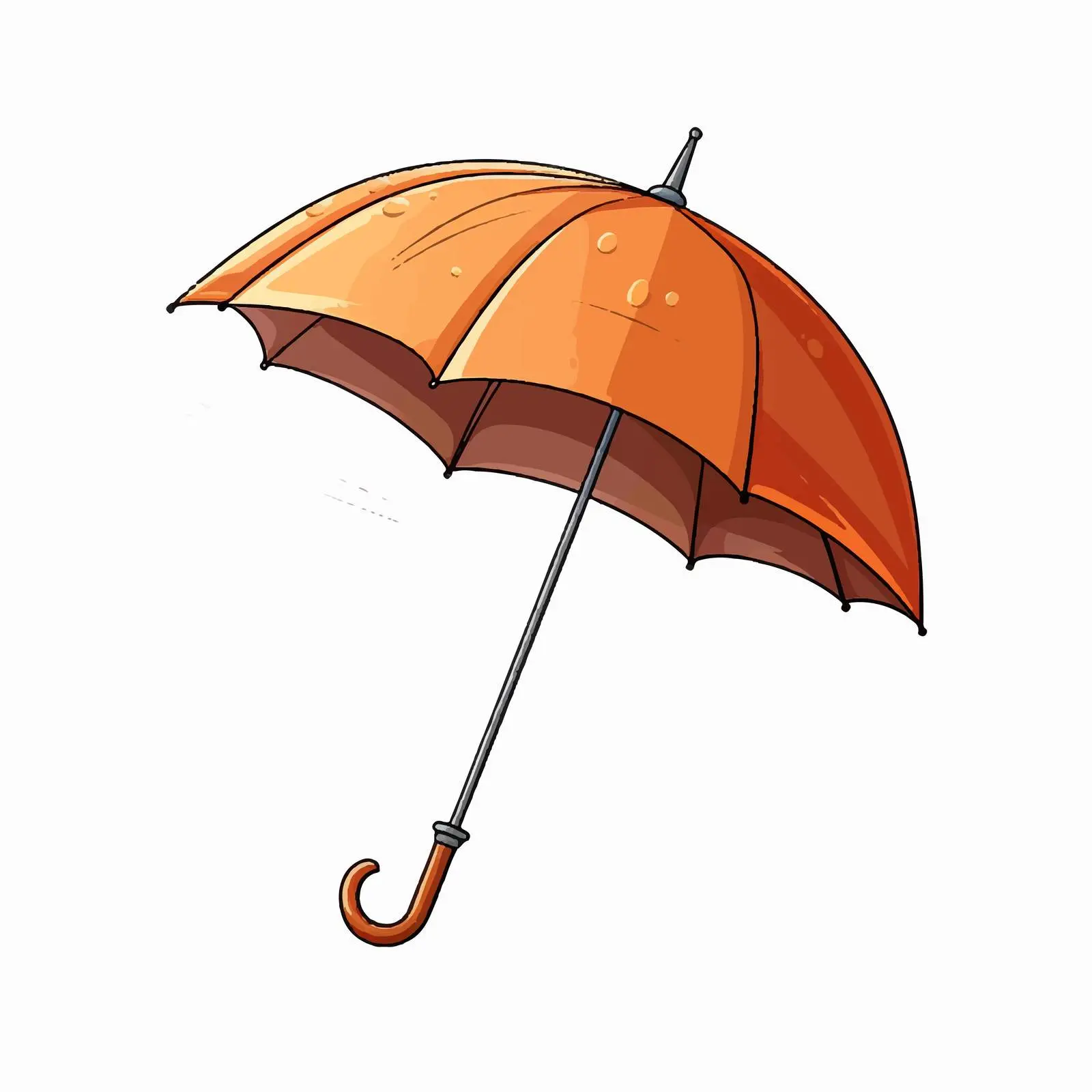 Cartoon Line Vector Umbrella Illustration — free download from Dotvec