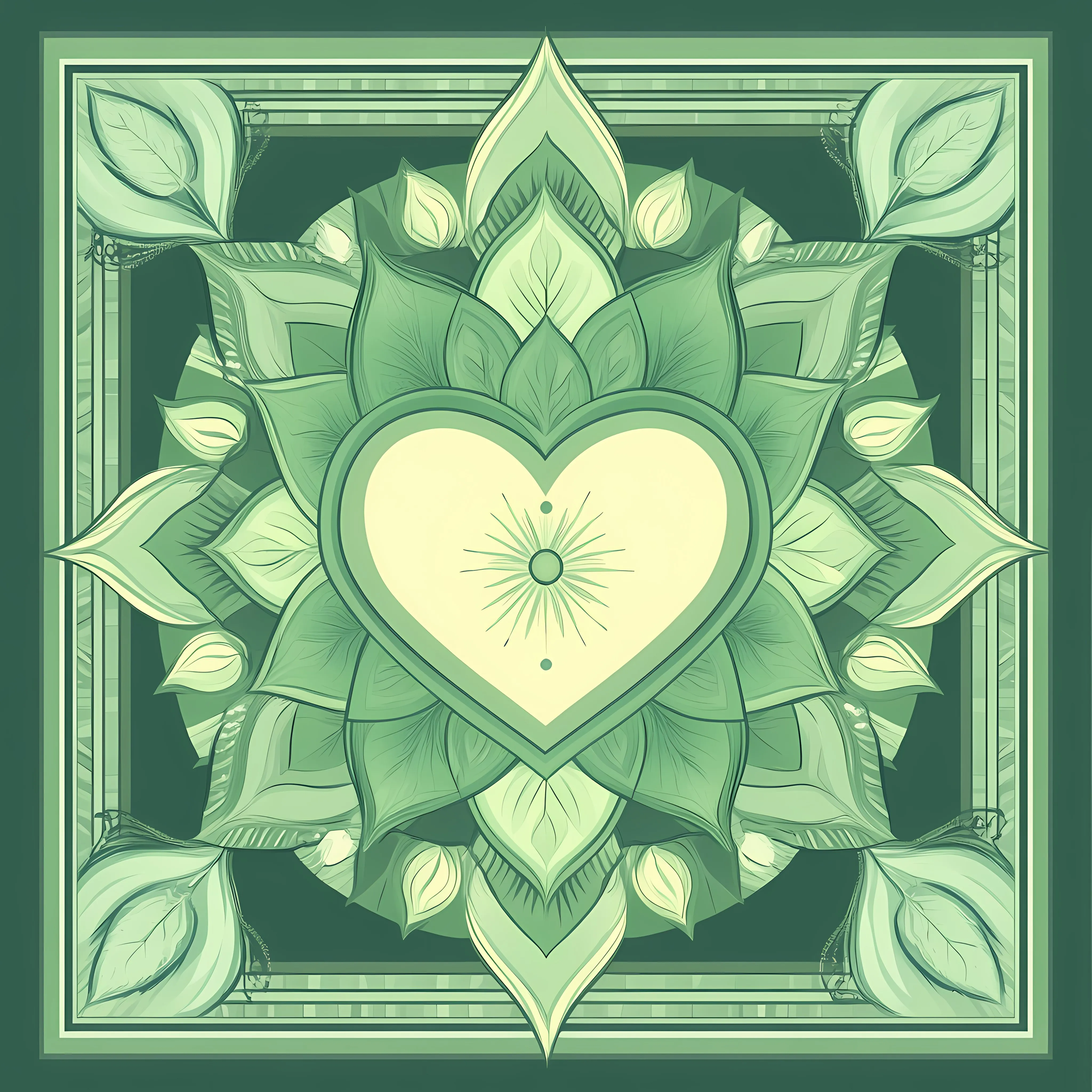Anahata Heart Chakra Vector Illustration — free download from Dotvec