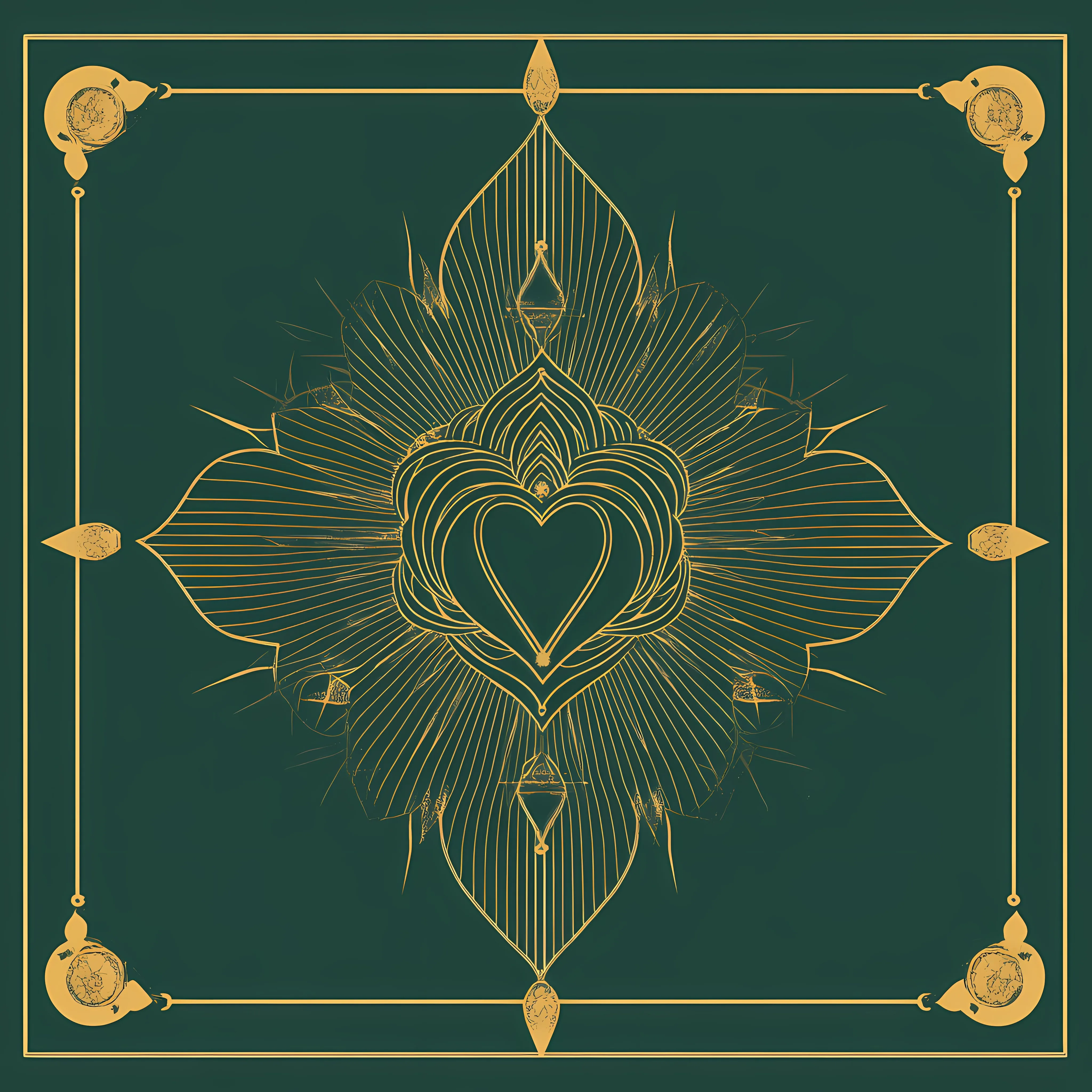 Anahata Heart Chakra Tantrism Vector Illustration – free new age image from Dotvec