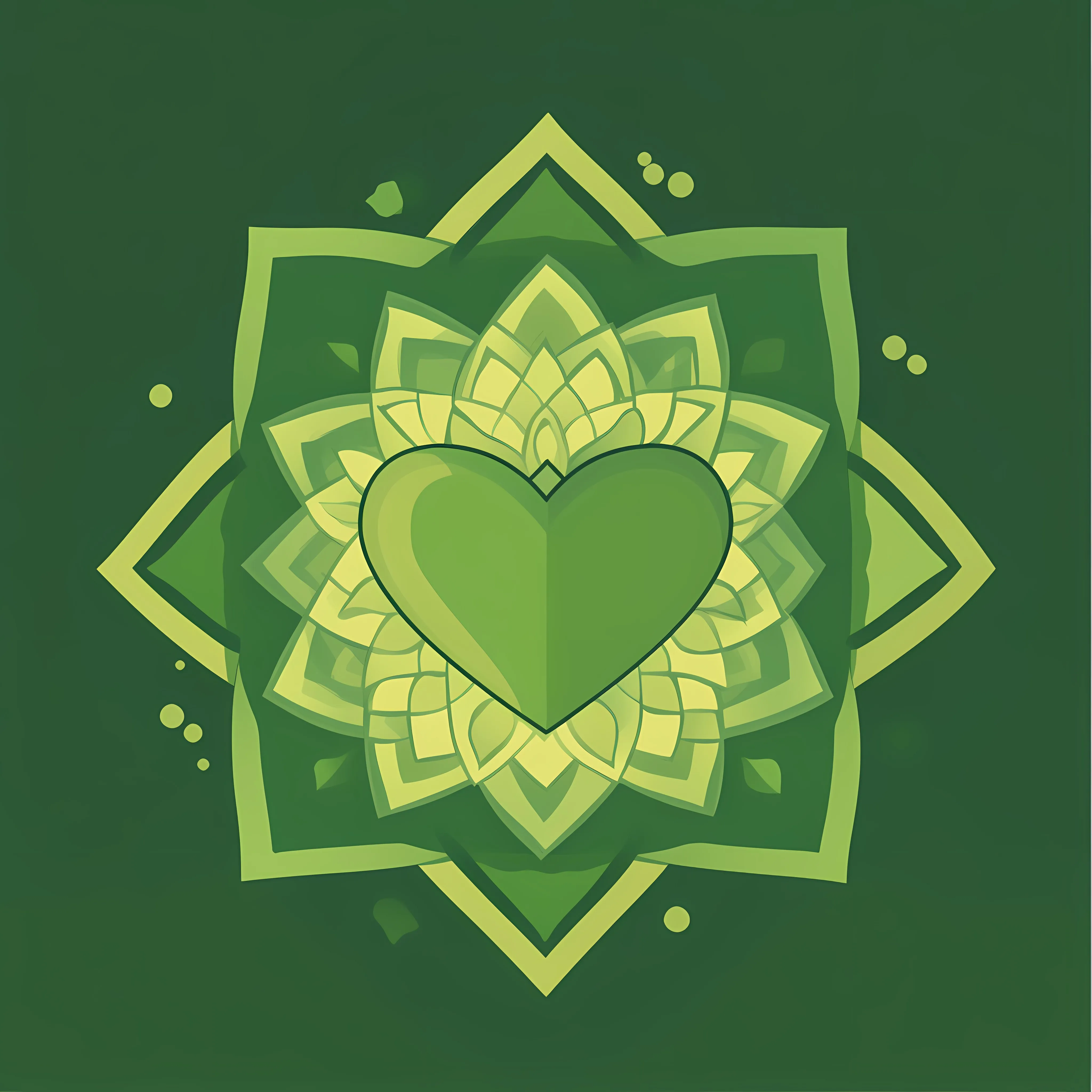 Anahata Heart Chakra Tantrism Vector Illustration — free download from Dotvec