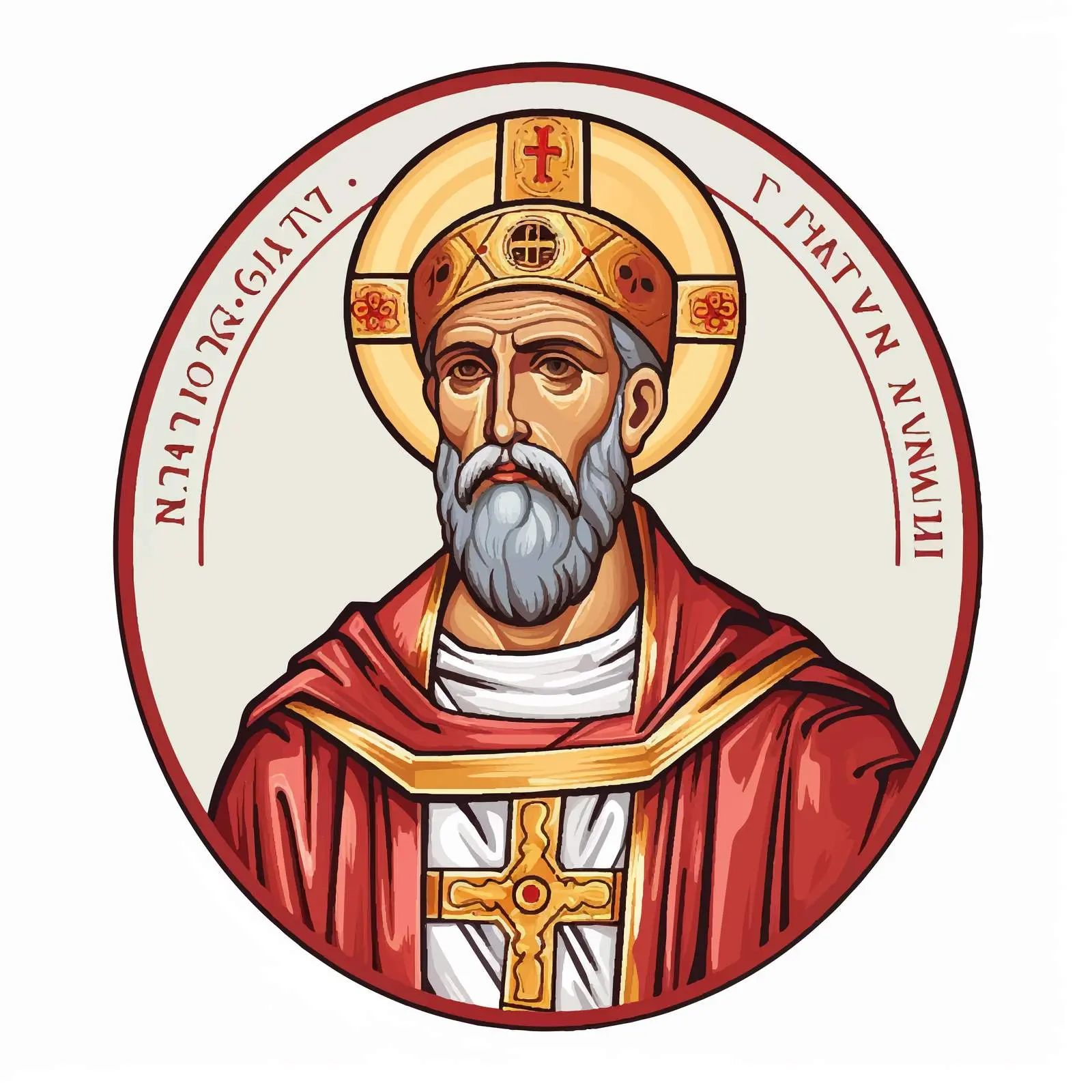 Byzantine Illustration of Anastasius I Dicorus – free anas image from Dotvec