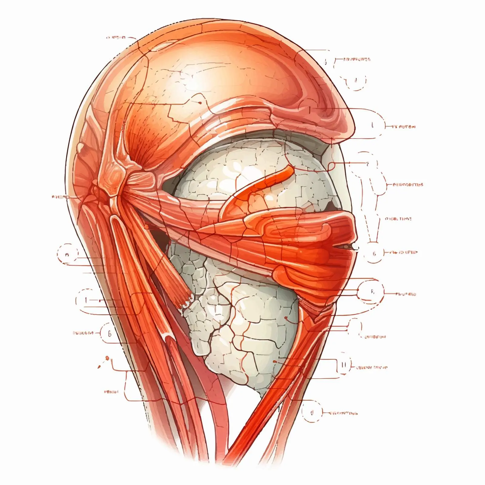 Anatomical Diagram of Human Knee Joint — free download from Dotvec