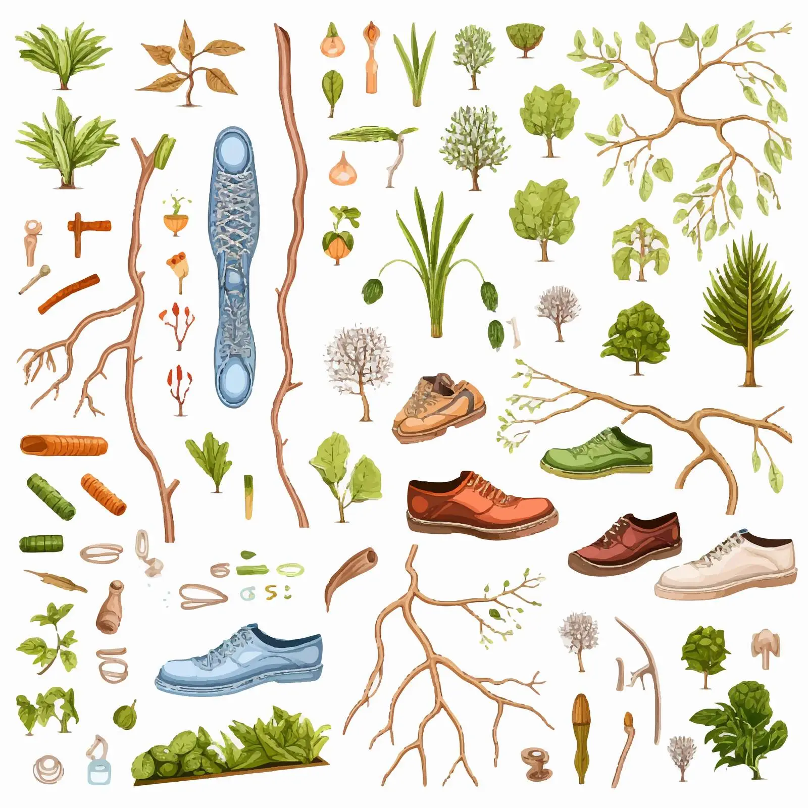 Anatomy of Siblings' Body Parts Growth — free download from Dotvec