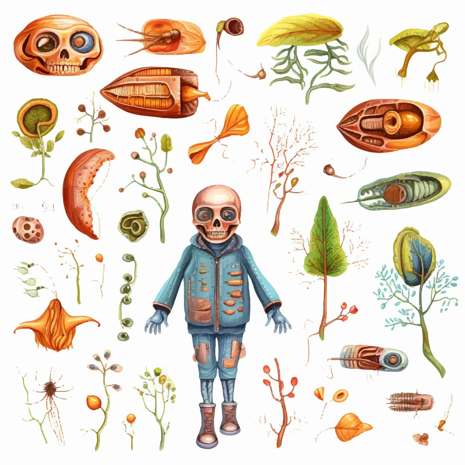 Siblings Body Parts Growth Anatomy Vector – free family health image from Dotvec