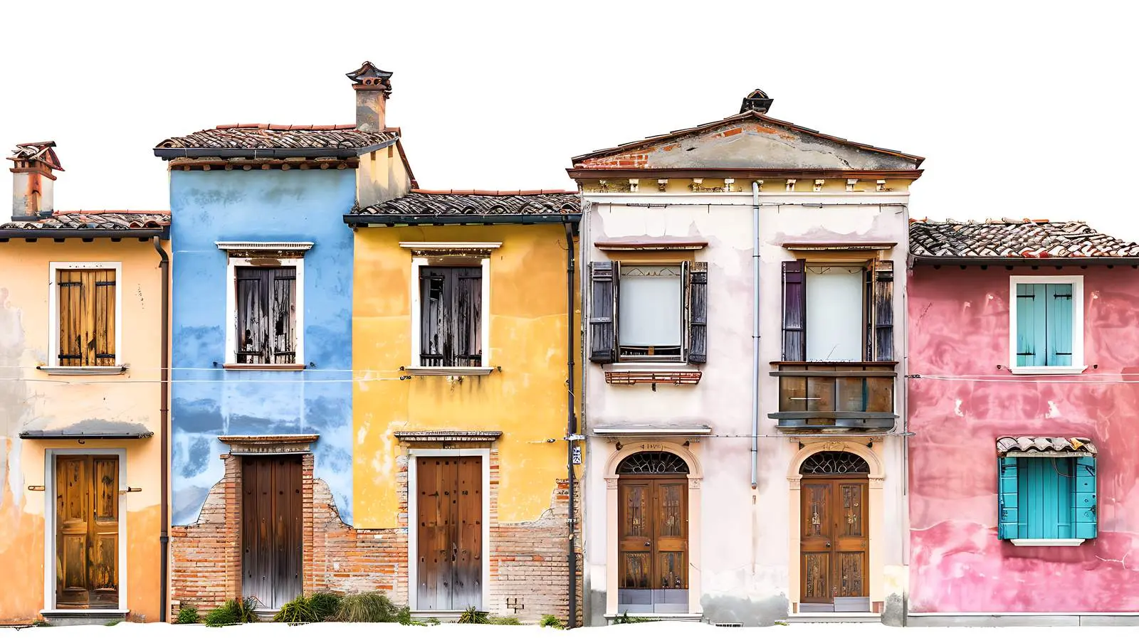 Ancient Italian Village Architecture in Europe – free icon image from Dotvec