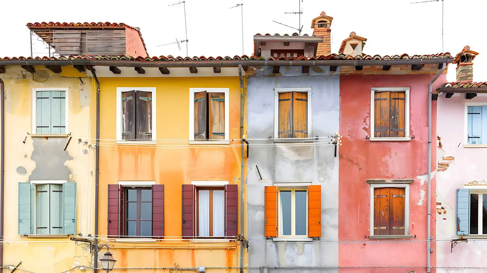 Traditional Architecture of an Ancient Italian Village – free settings image from Dotvec