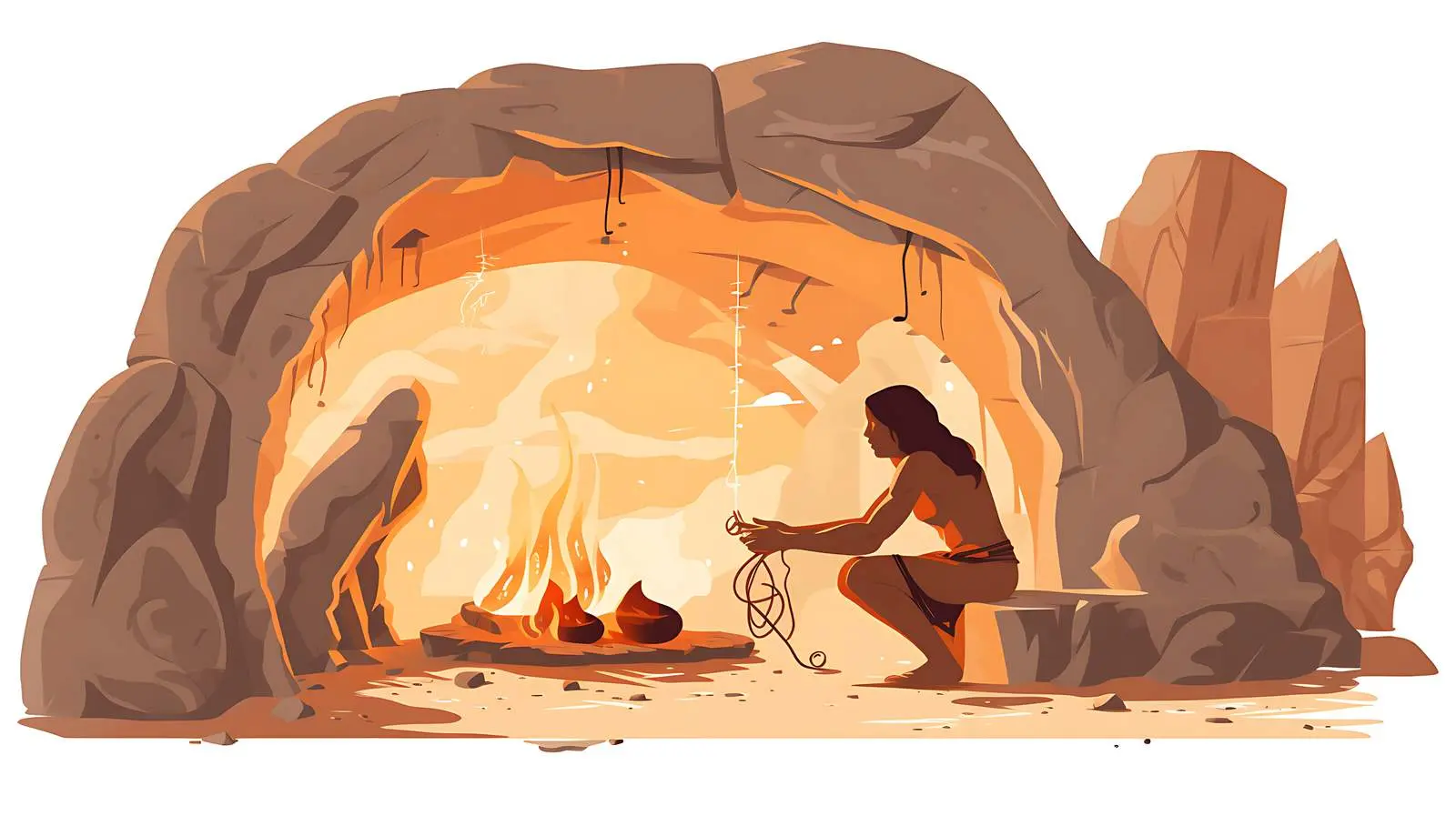 Stone Age Tribe Concept Image — free download from Dotvec
