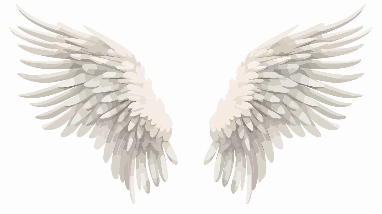 Heavenly Hawk Feather Wing Pattern — free download from Dotvec