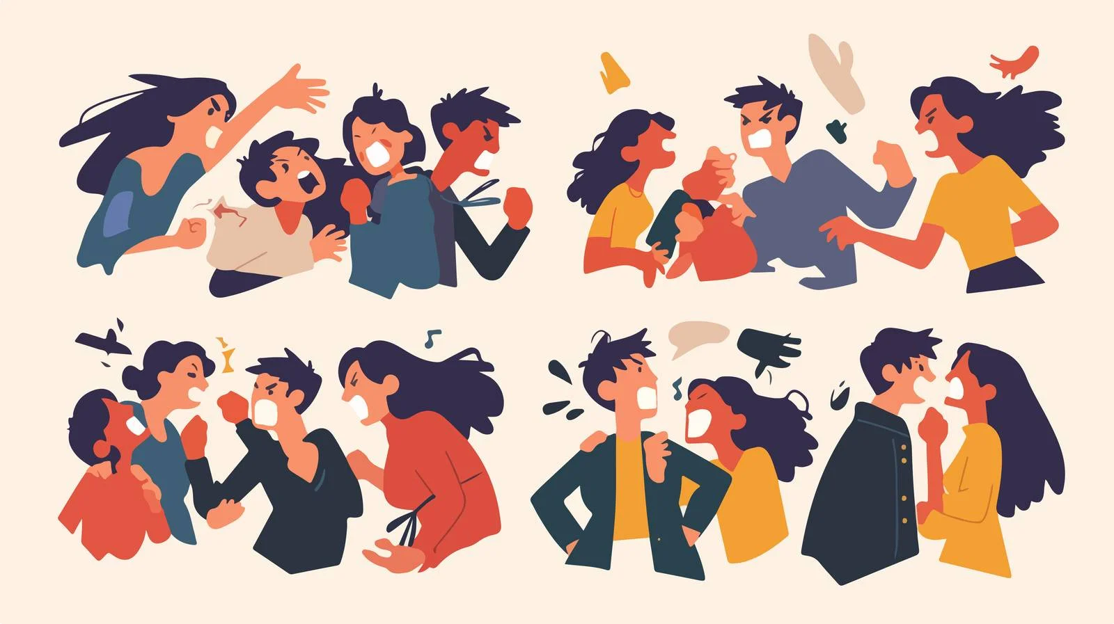 Tensions Rise Among Couples During Conflicts — free download from Dotvec