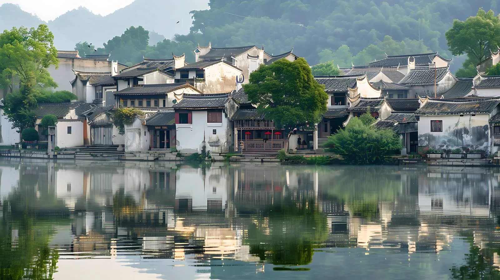 Tranquil Beauty of Anhui Hongcun Village — free download from Dotvec