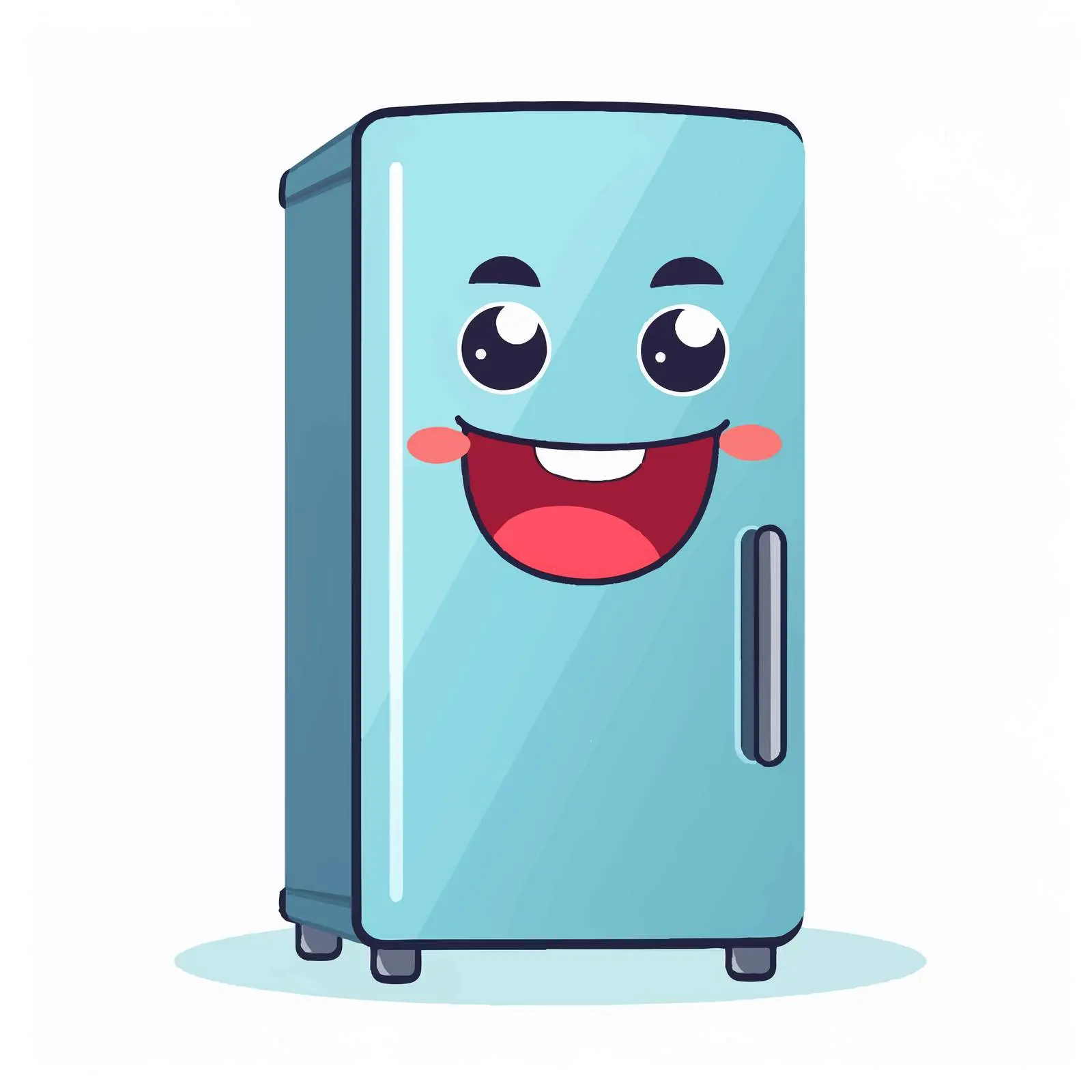 Playful Animated Fridge Vector Illustration — free download from Dotvec