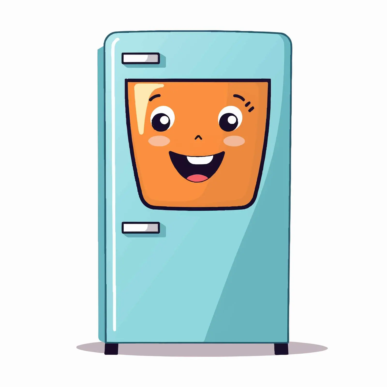 Playful Animated Fridge Vector Art — free download from Dotvec