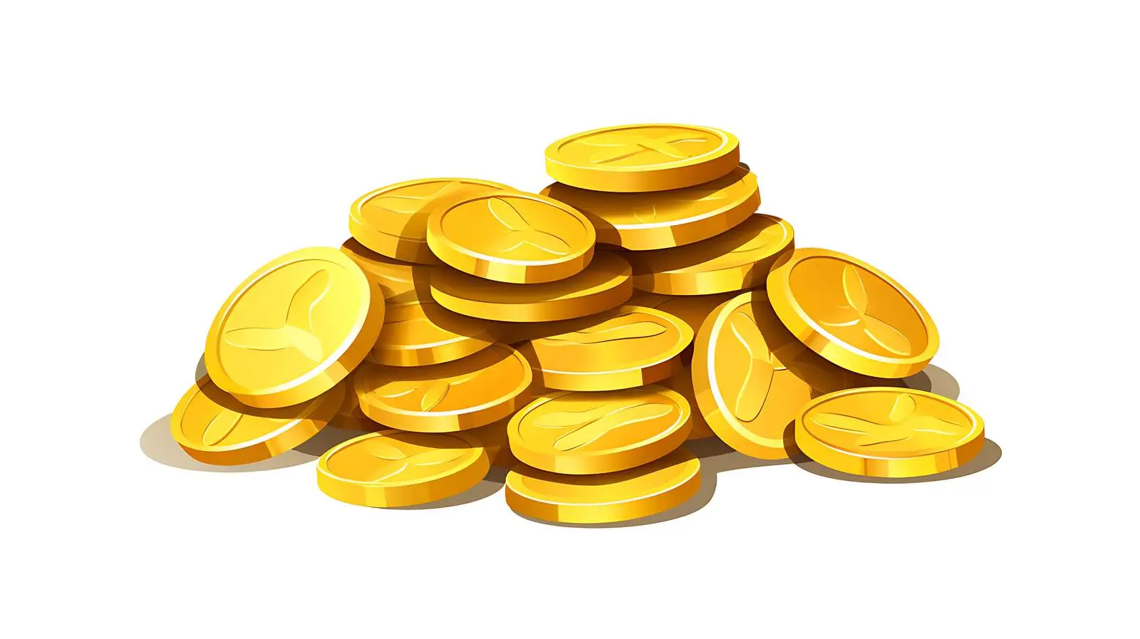 Golden Coin Stack Animation for Games — free download from Dotvec