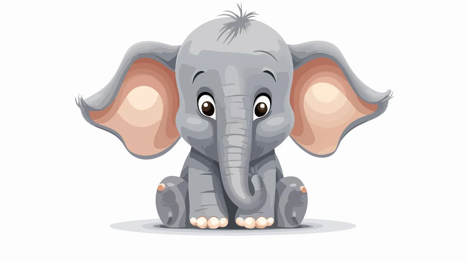 Irritated Cartoon Elephant Stock Vector — free download from Dotvec
