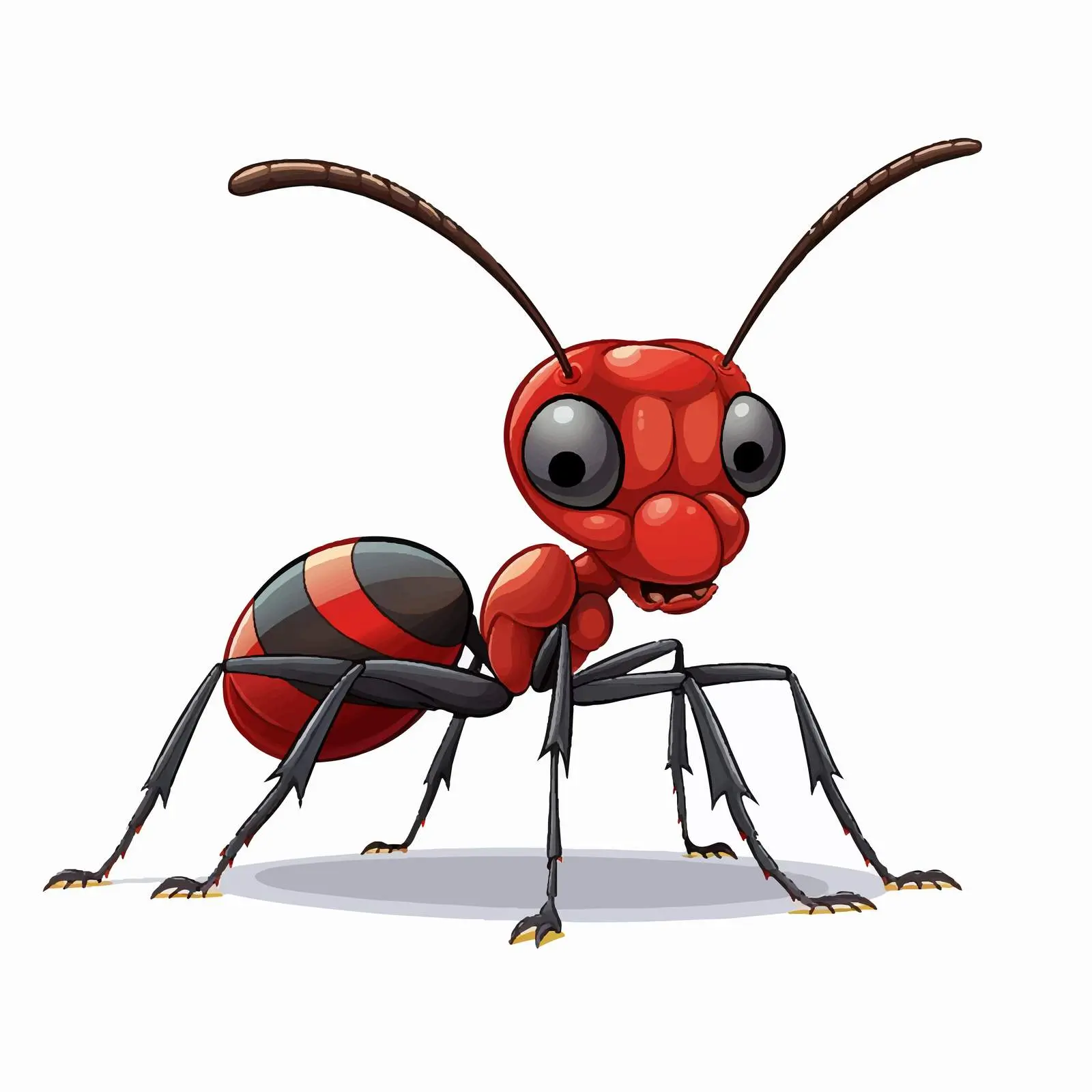 Cartoon Vector Illustration of an Ant — free download from Dotvec