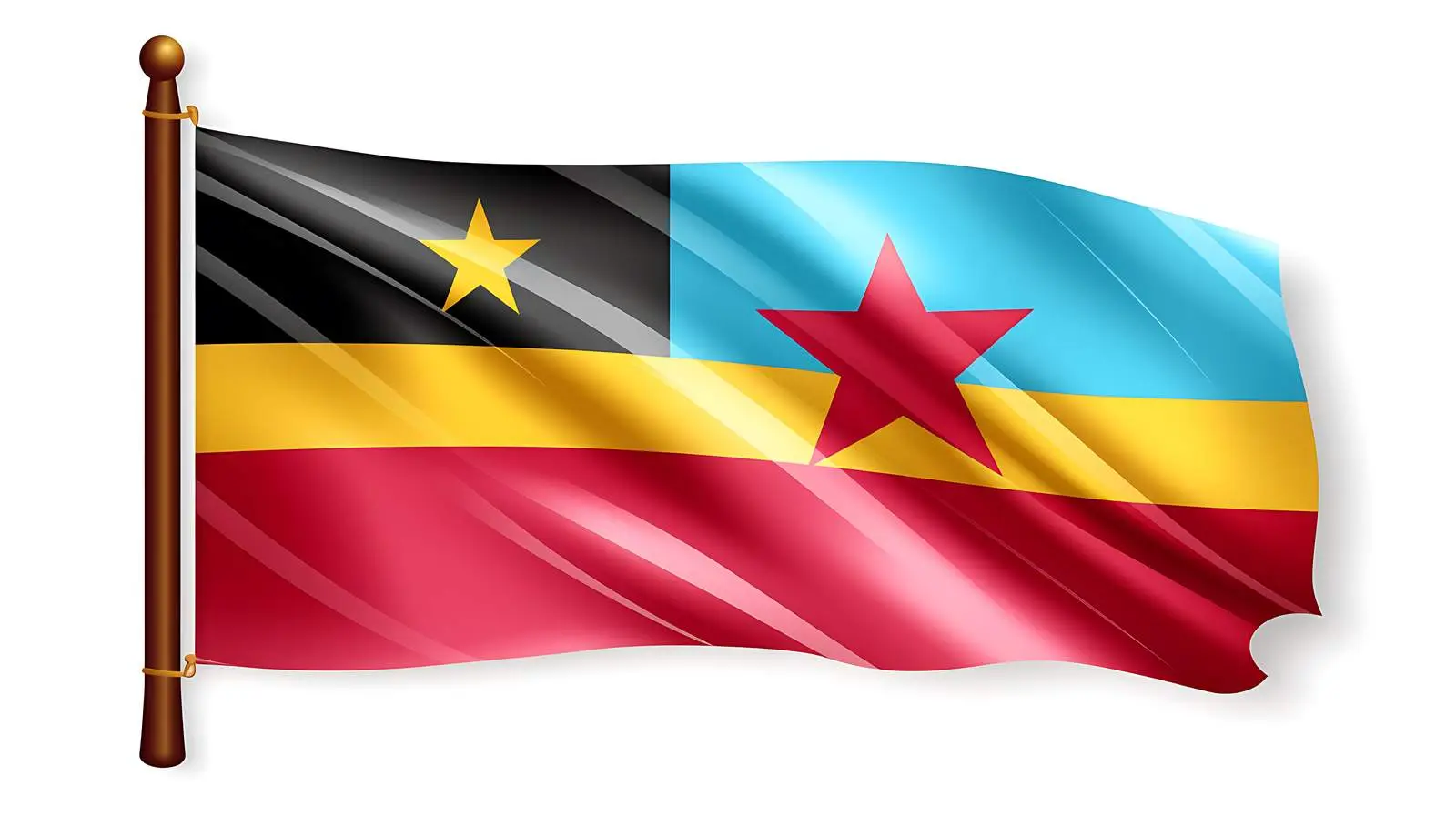 Antigua & Barbuda Flag Transparent Background – free caribbean image from Dotvec