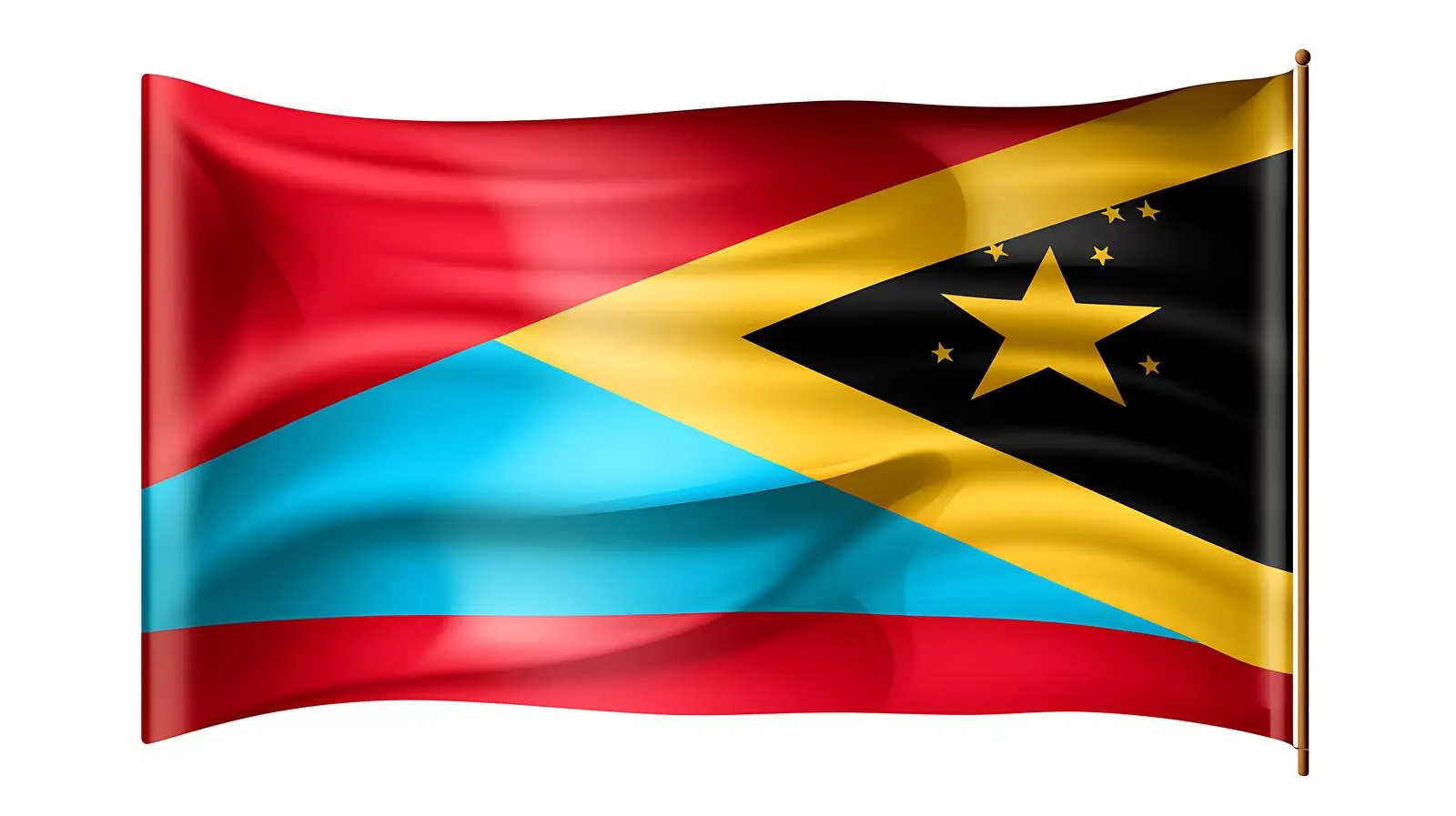 Antigua & Barbuda Flag on Transparent Background – free caribbean image from Dotvec