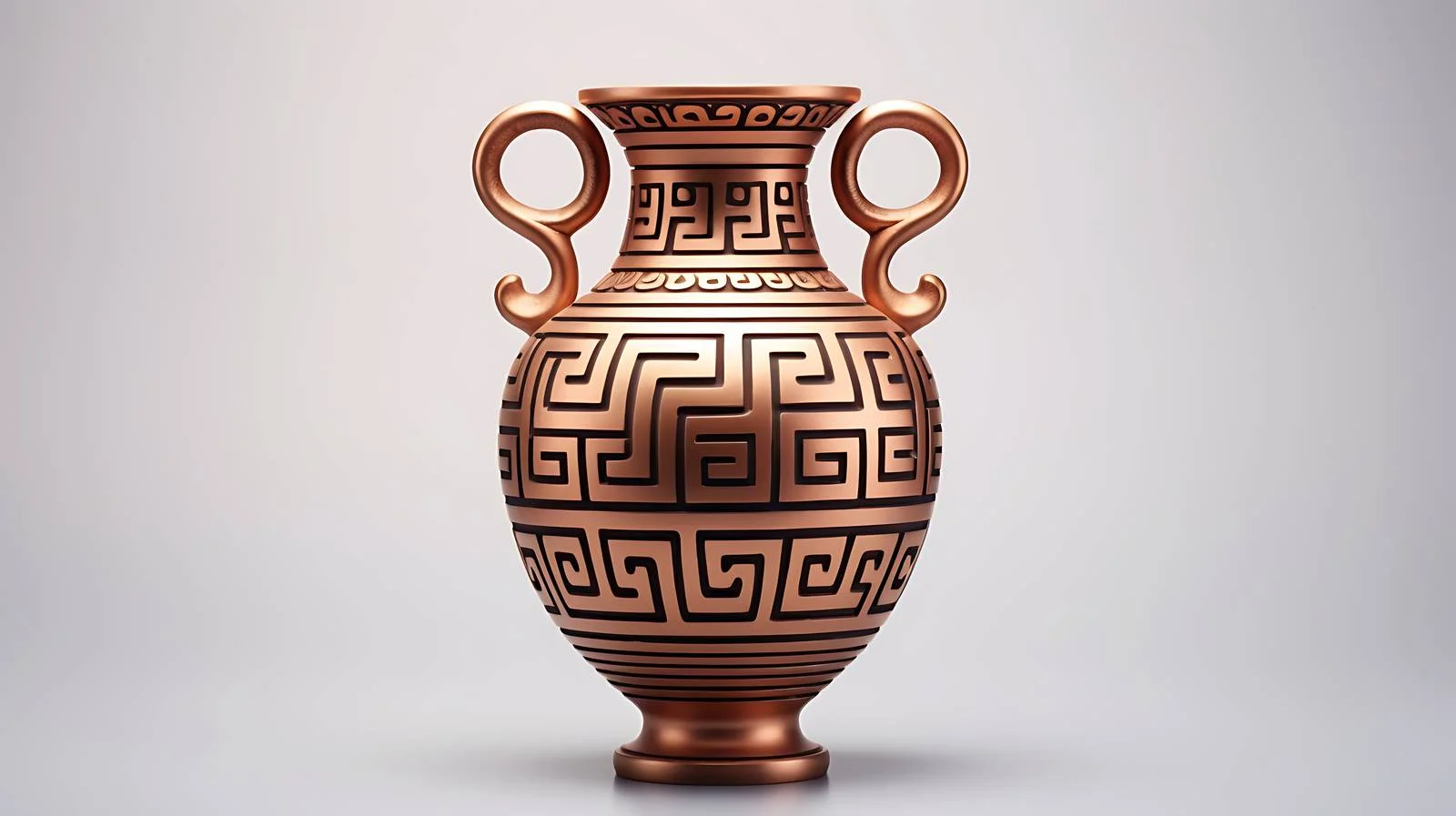 Ancient Greek Wine Vase Meander Pattern — free download from Dotvec