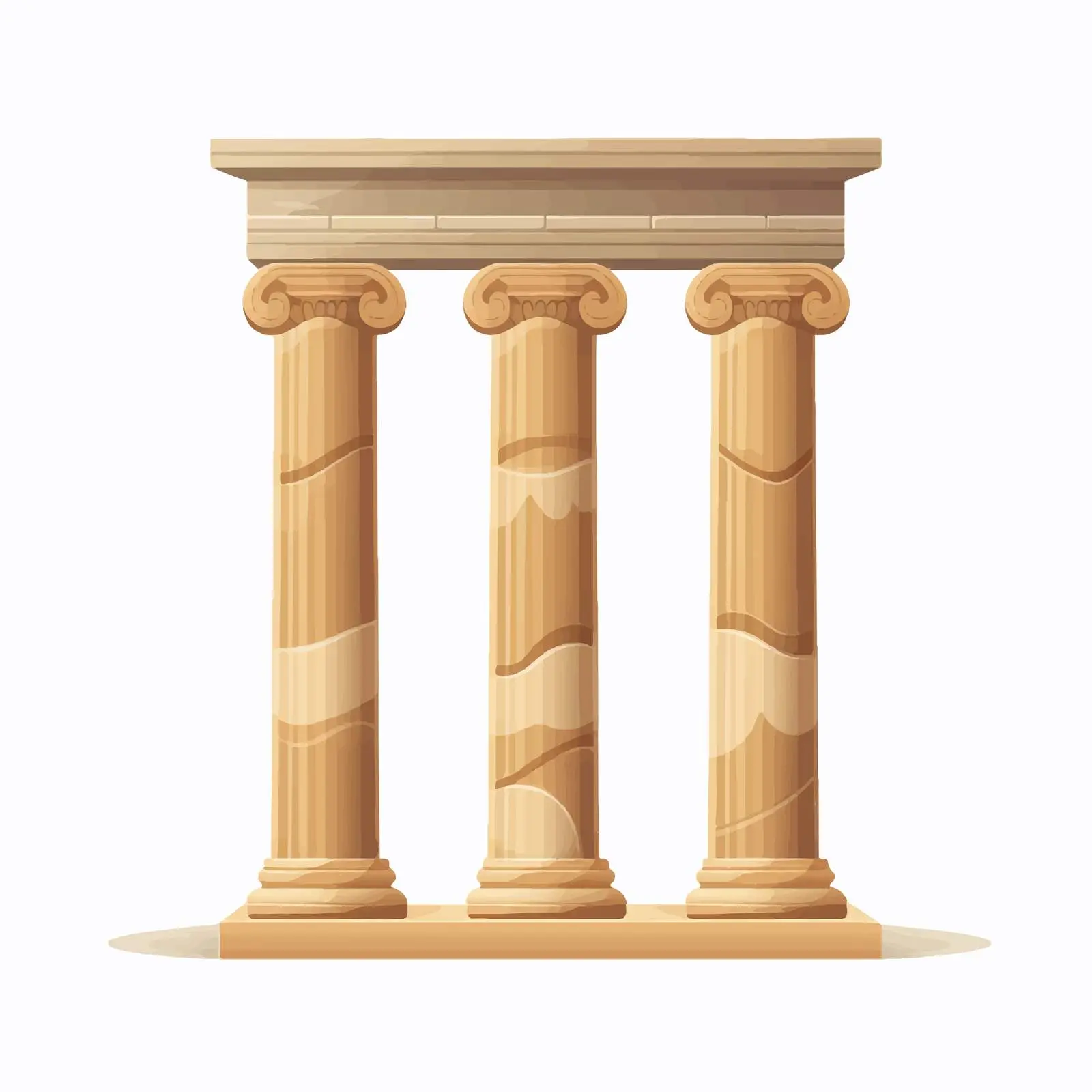 Antique Greek Column Architectural Element Vector — free download from Dotvec
