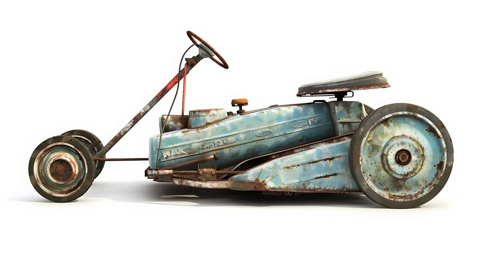 Vintage Lawnmower on White Background — free download from Dotvec