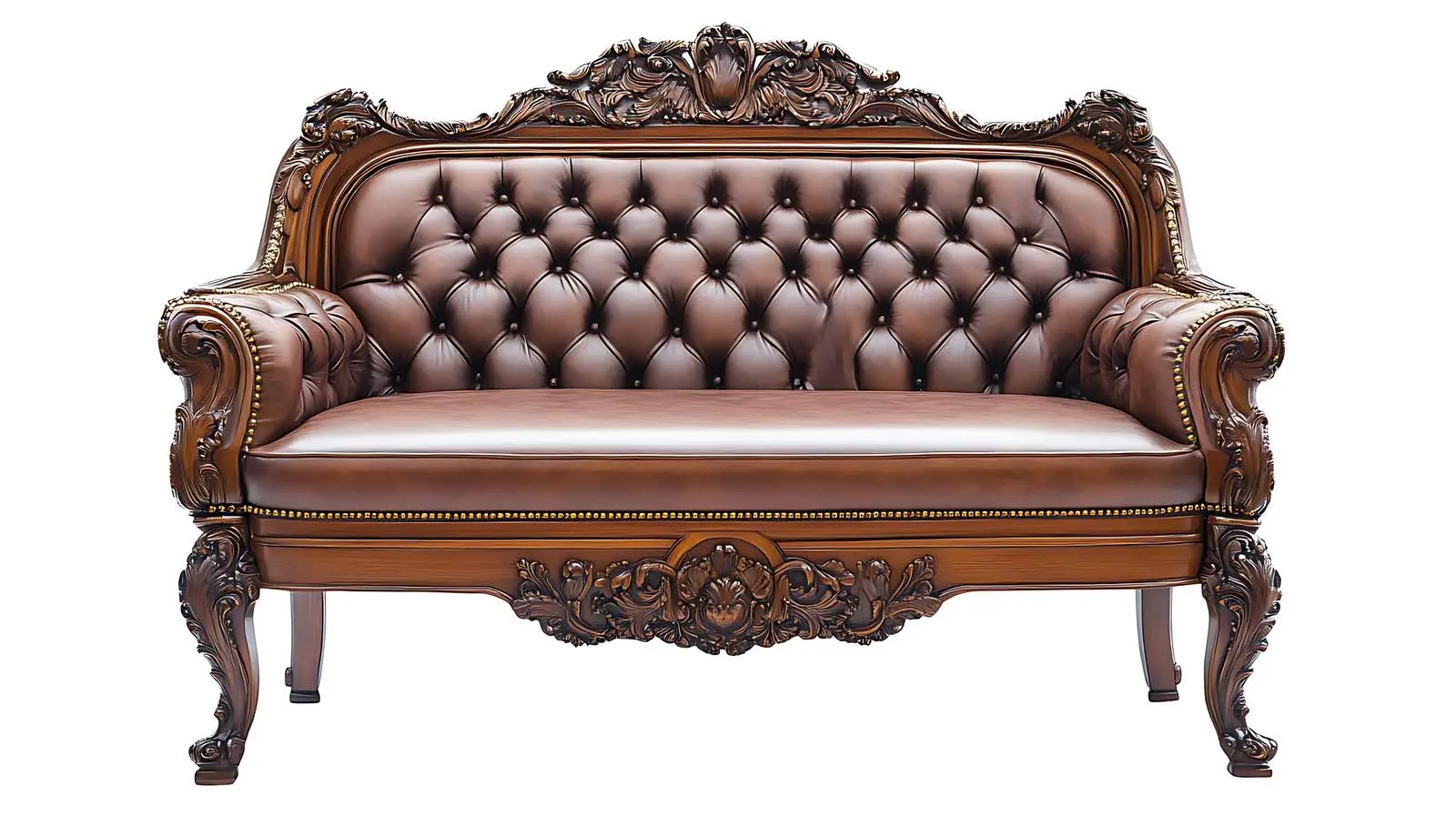 Antique Victorian Sofa Table on White – free carved image from Dotvec