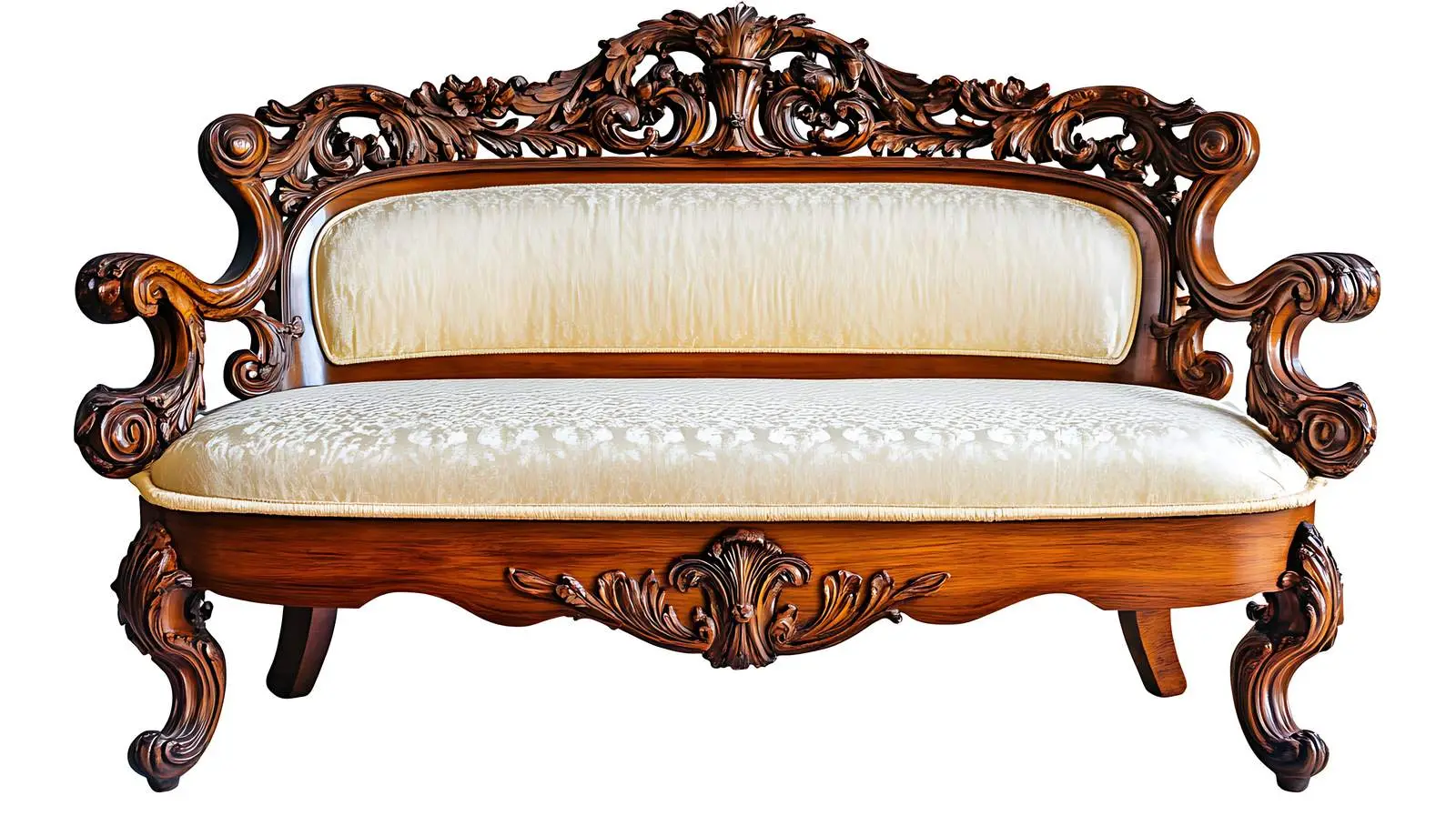 Antique Victorian Sofa Table on White — free download from Dotvec