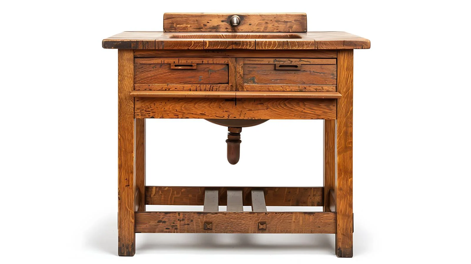 Elegant Quarter Sawn Oak Wash Stand — free download from Dotvec