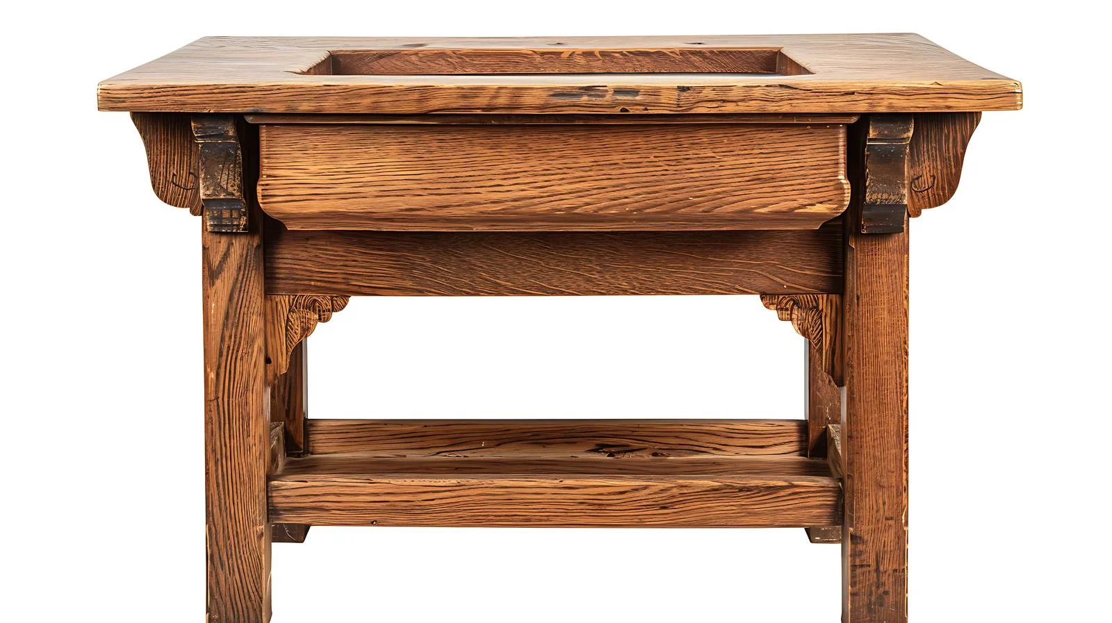 Elegant Quarter Sawn Oak Wash Stand Table — free download from Dotvec