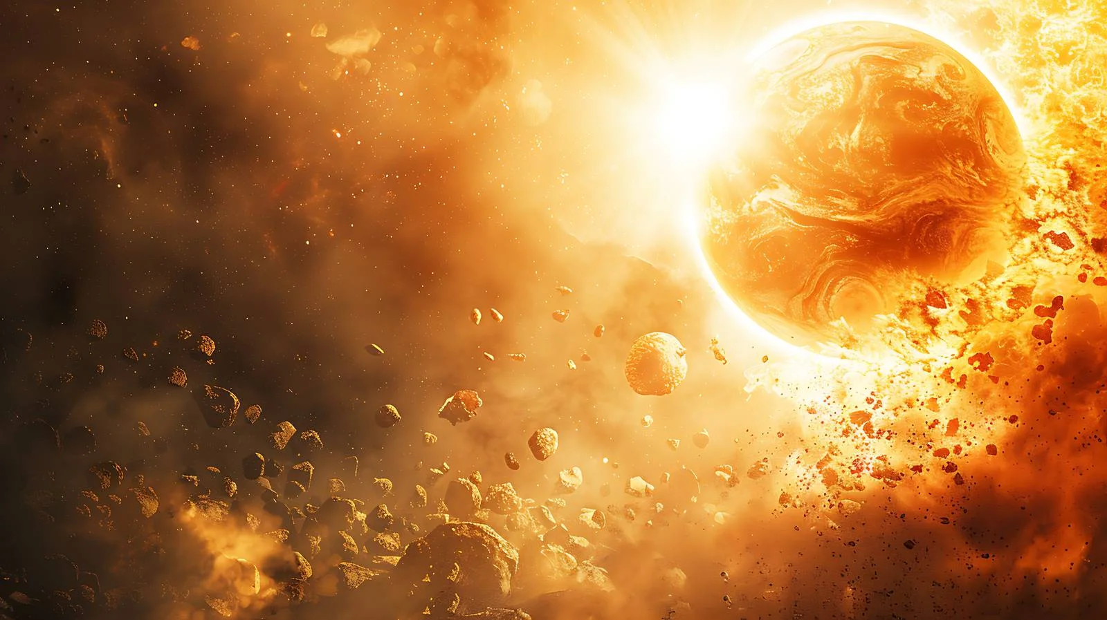 Apocalyptic Burning Plane Abstract Background — free download from Dotvec