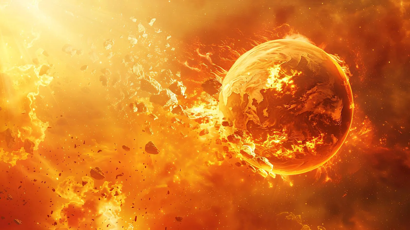 Burning Plane Apocalypse Background — free download from Dotvec