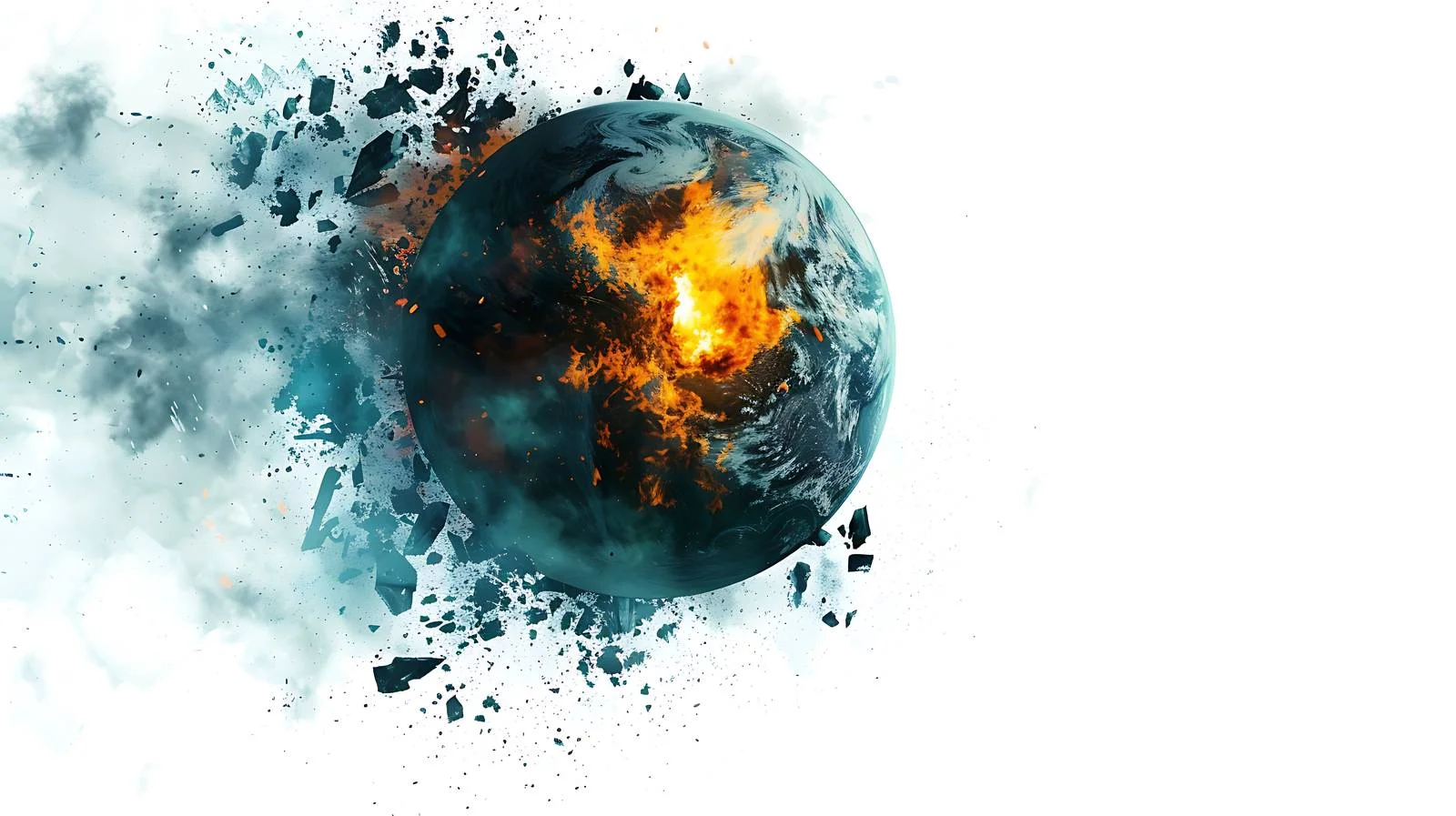 Burning Plane Abstract Background – free tense image from Dotvec