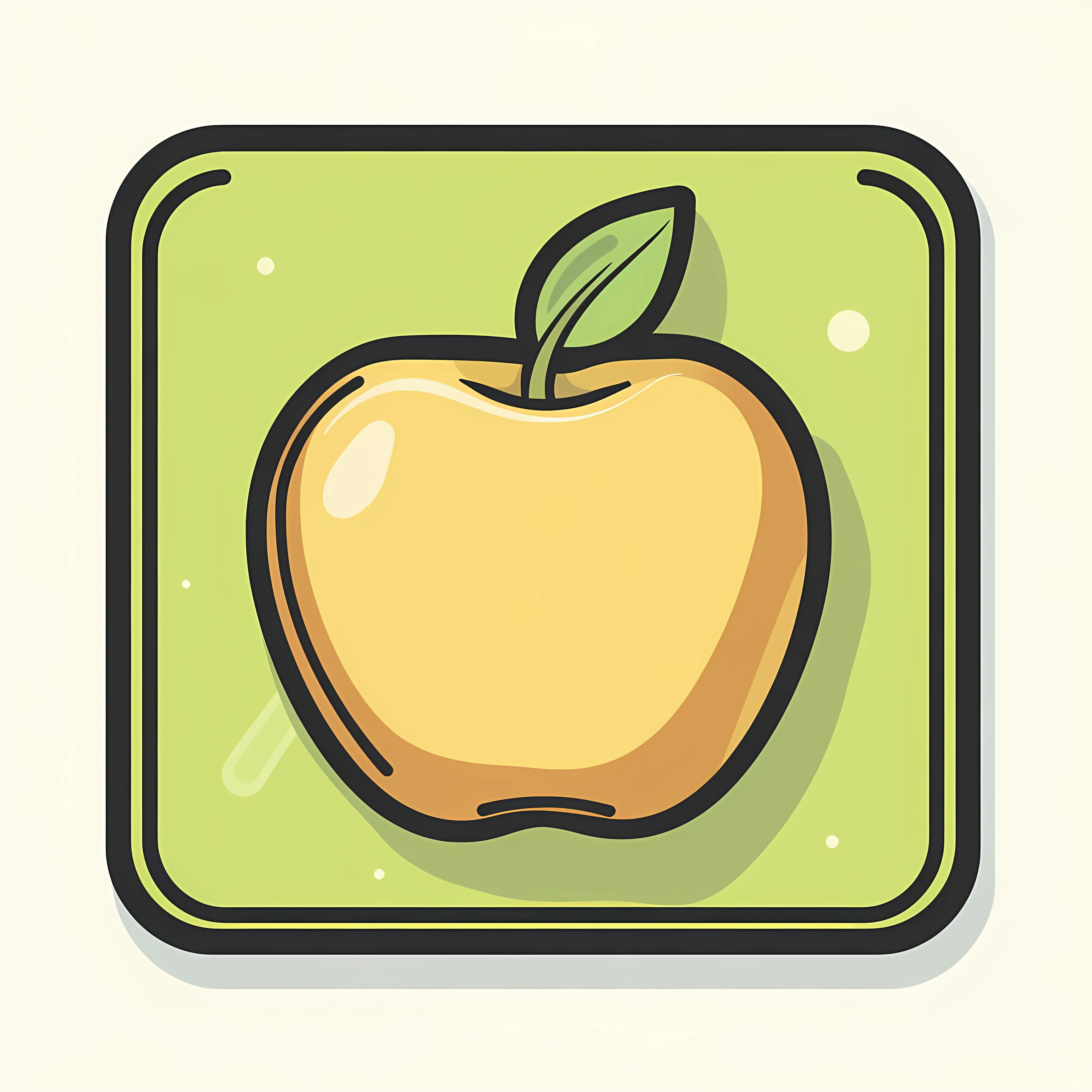 Apple Fruit Icon Vector Illustration — free download from Dotvec