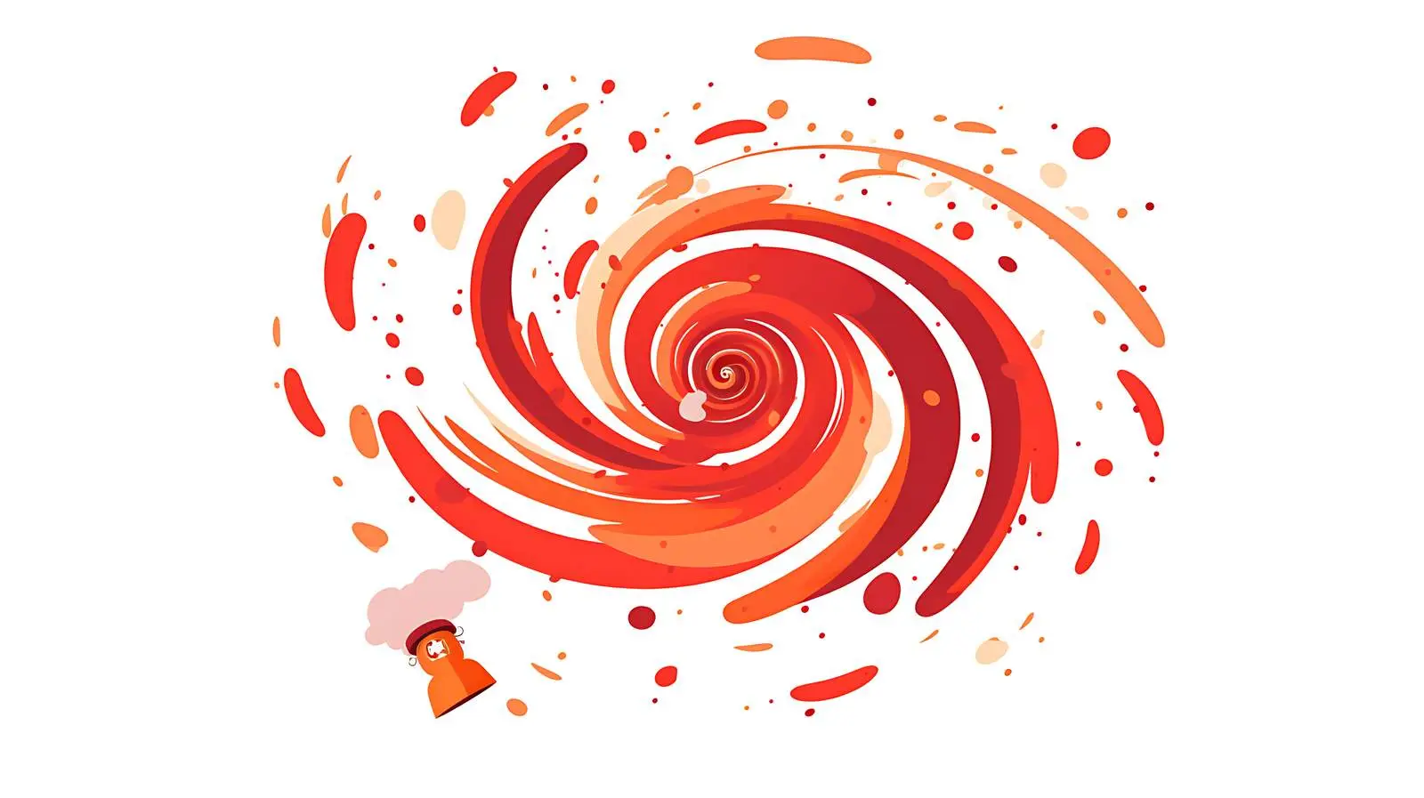Curl Rotation Centrifugal Explosion Image — free download from Dotvec