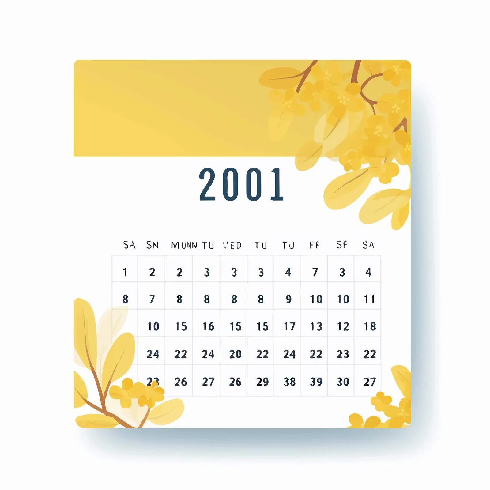 April Minimalist Advertising Template for Businesses — free download from Dotvec