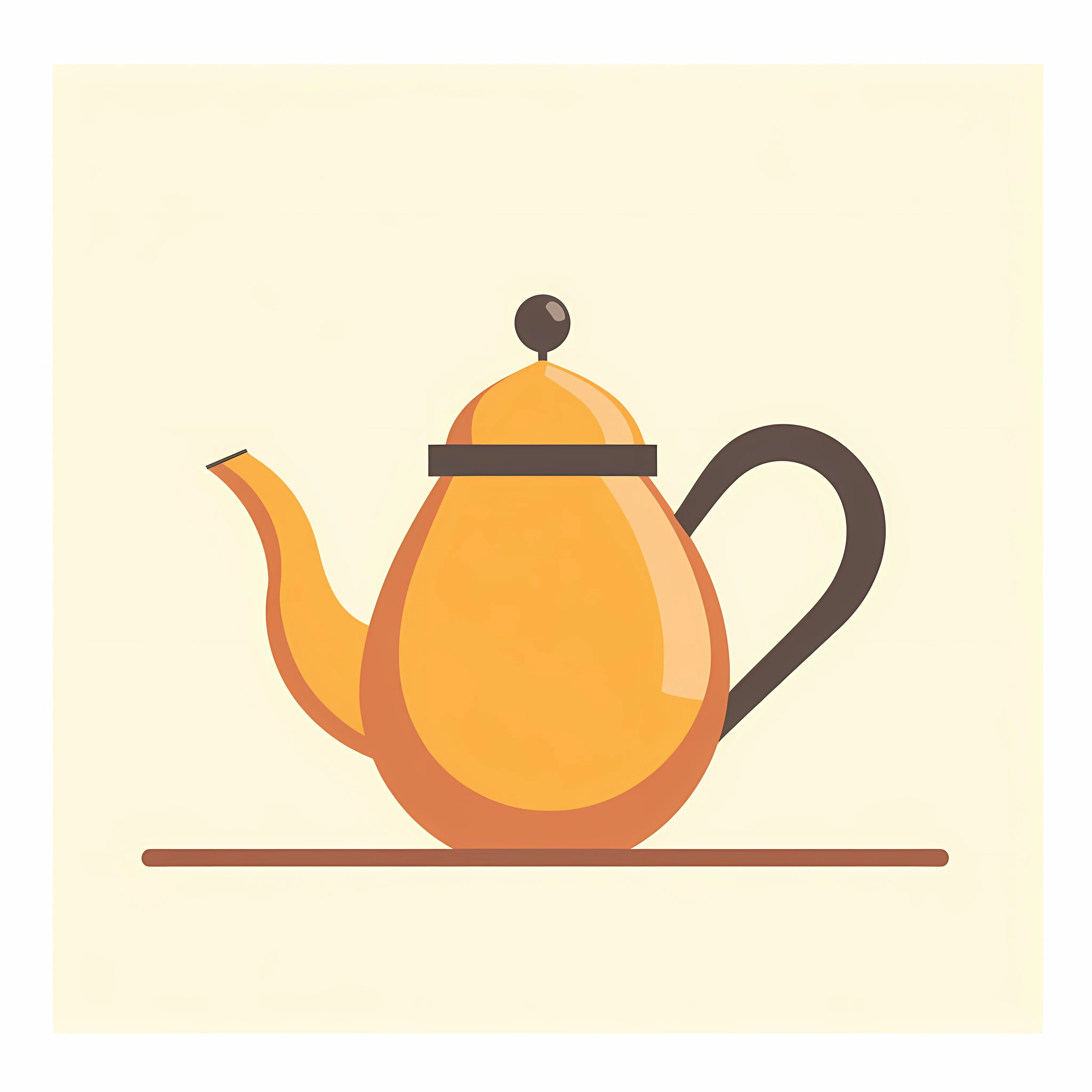 Flat Vector Illustration of Arab Kettle Tea – free drink vector image from Dotvec