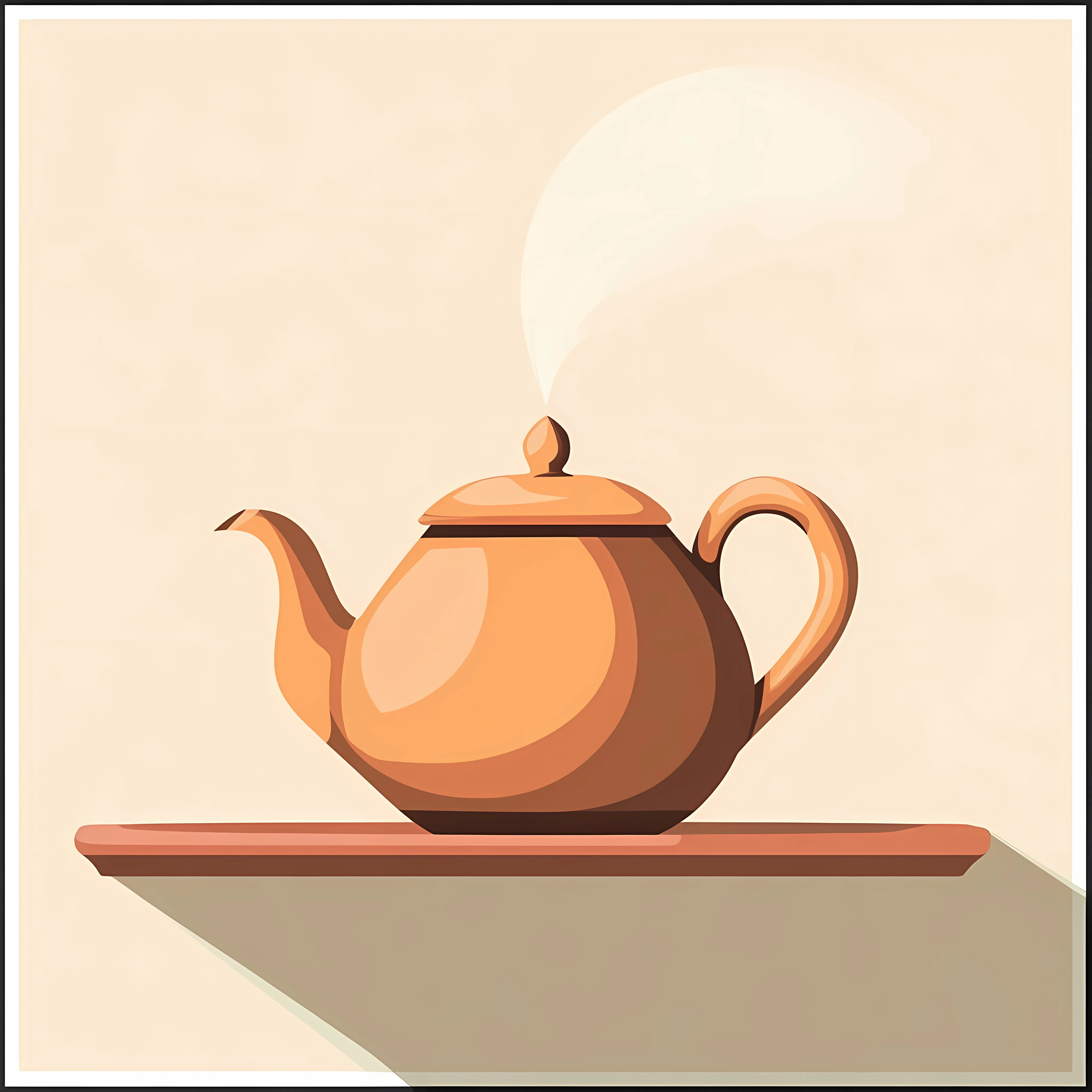 Flat Vector Illustration of Arab Kettle Tea — free download from Dotvec