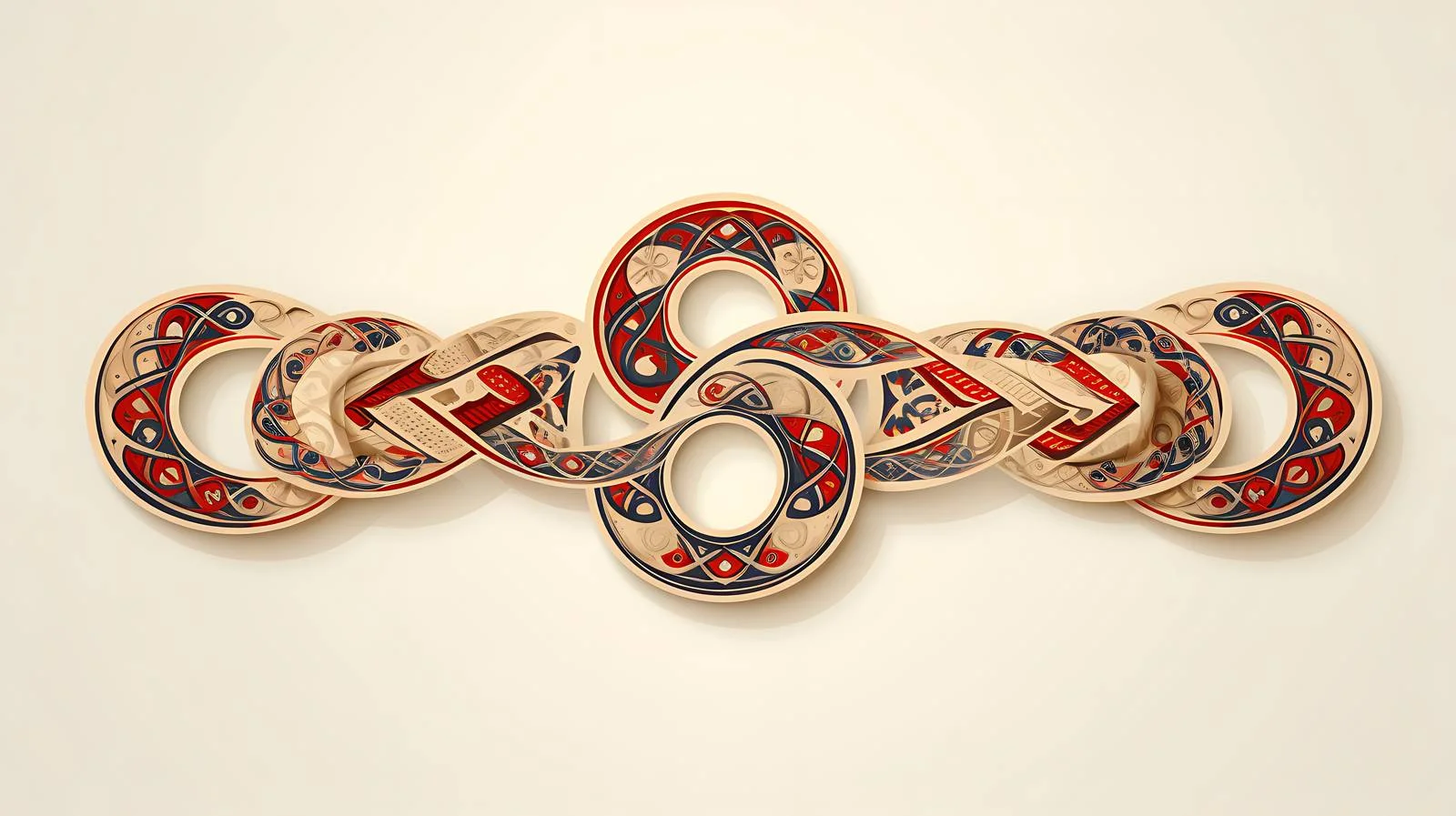 Arabic Numerals with Celtic Ornament — free download from Dotvec
