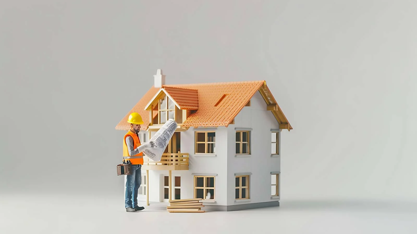 Project Discussion Between Architect and Worker — free download from Dotvec